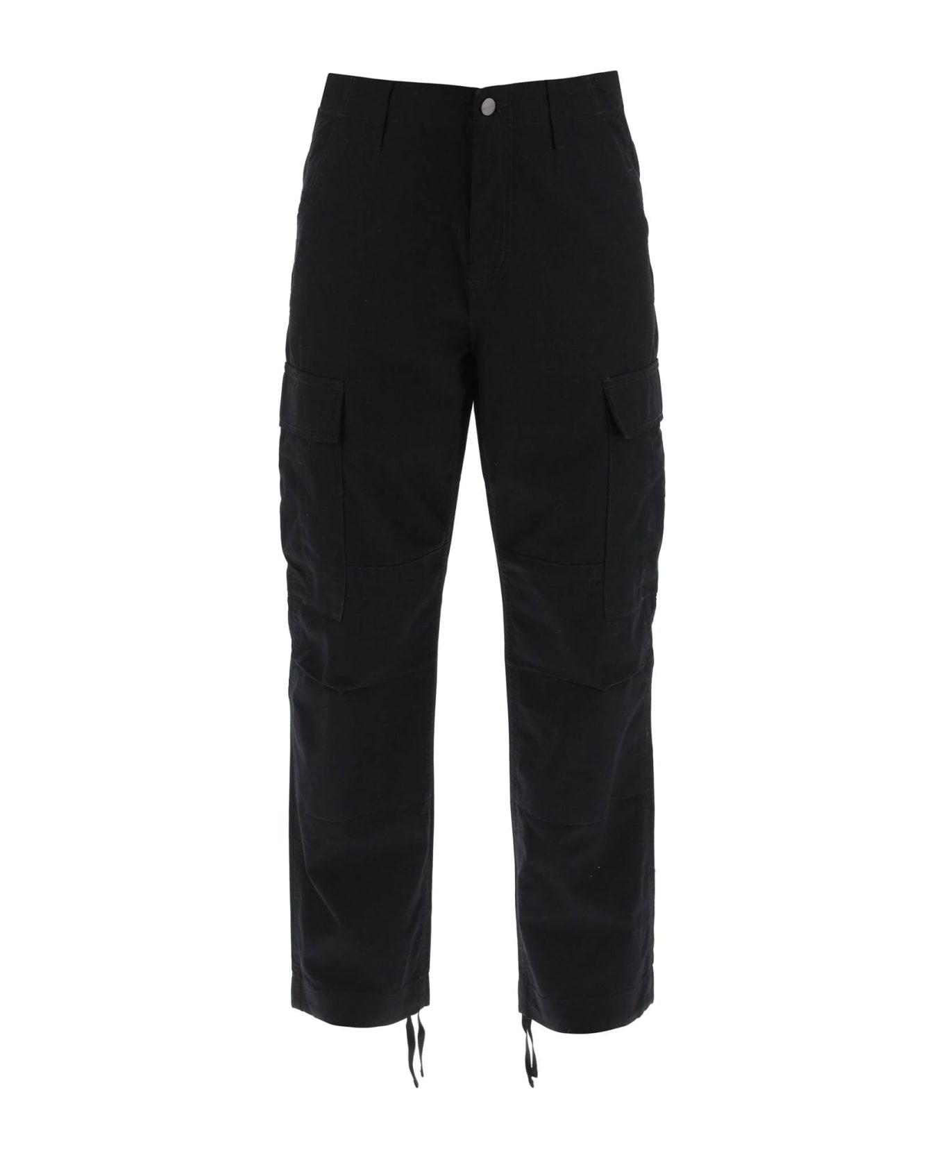Carhartt Regular Cotton Ripstop Cargo Pants - Black