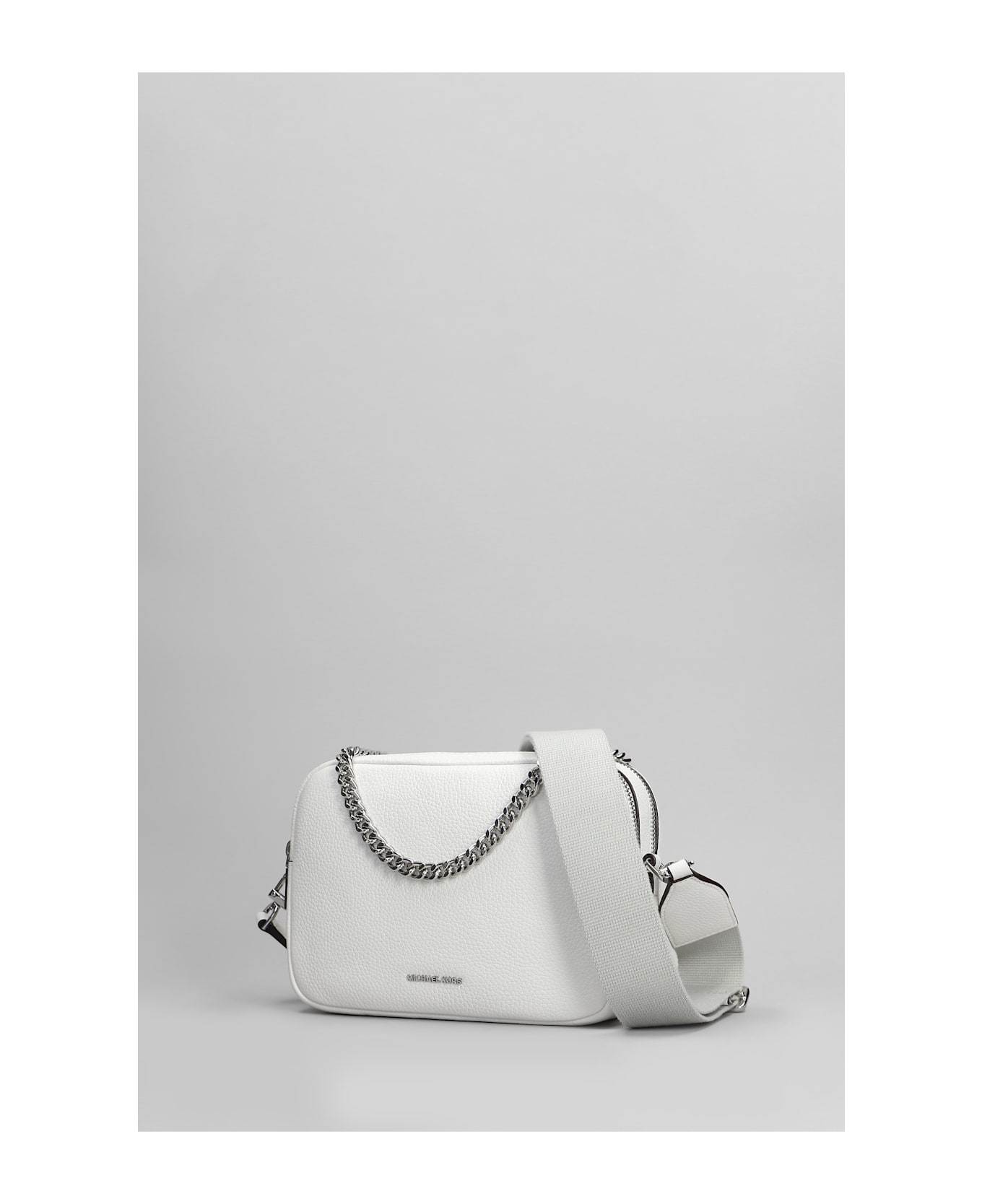 Michael Kors Logo Shoulder Bag - white
