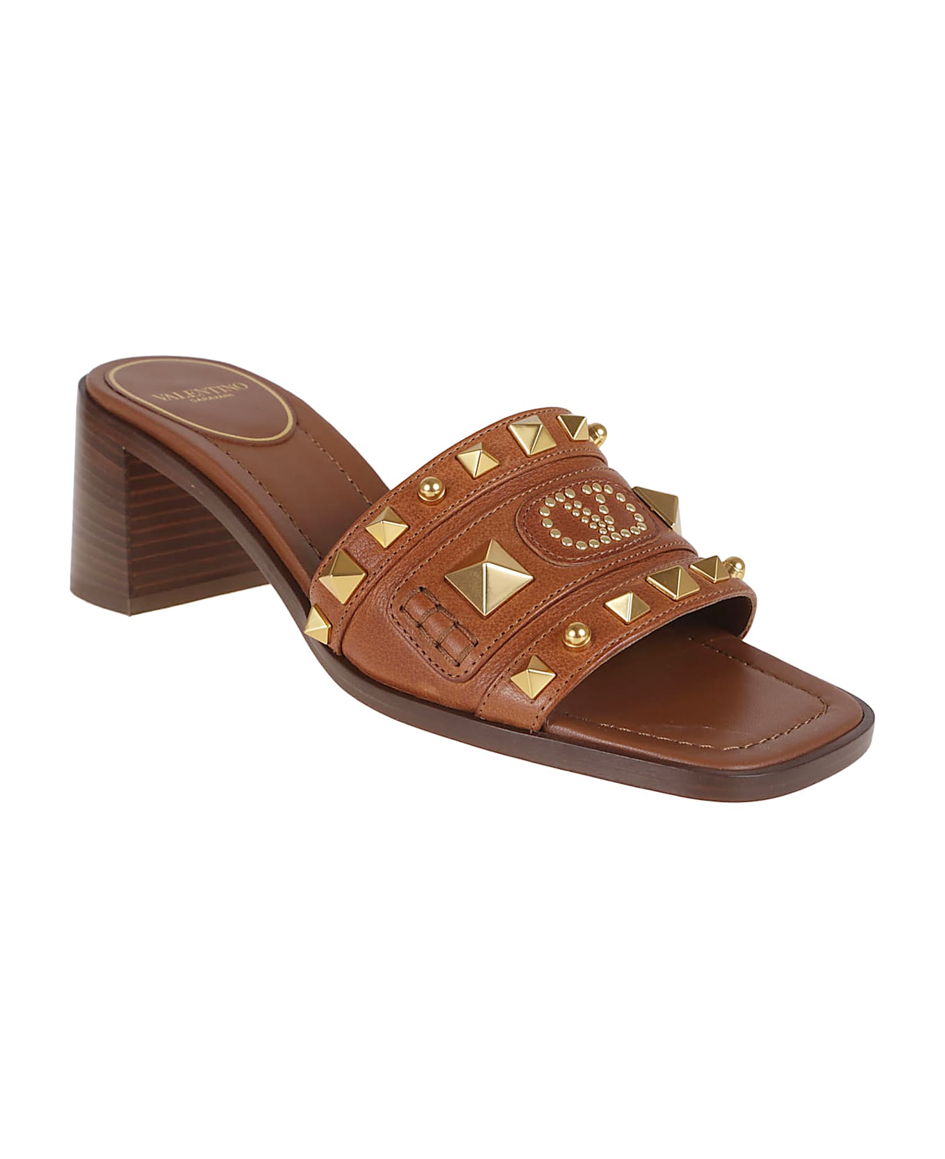 Valentino Garavani Slide Vg Plaster Caster T. 60 - Tobacco