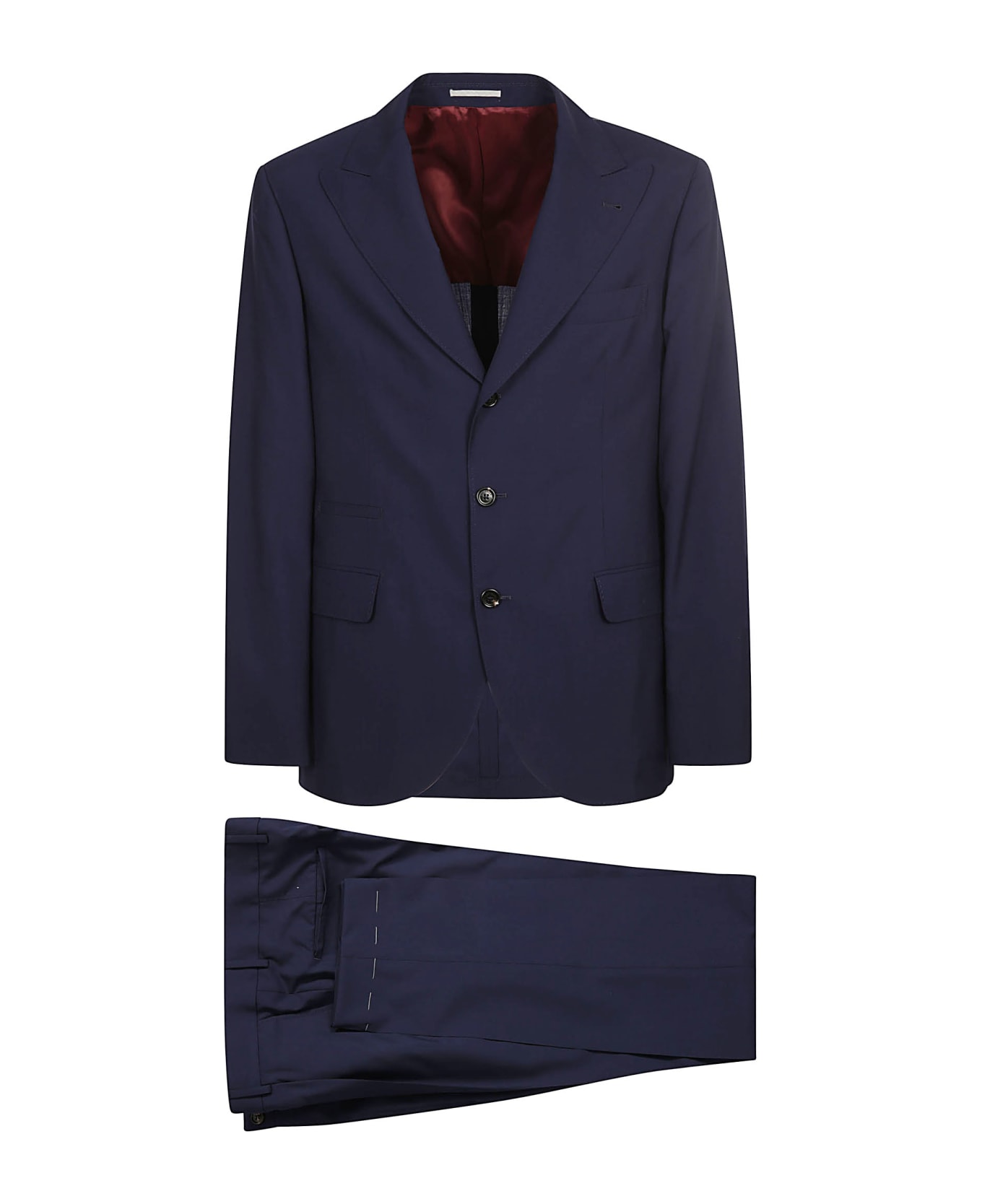 Brunello Cucinelli Single-breasted Suit - Blue