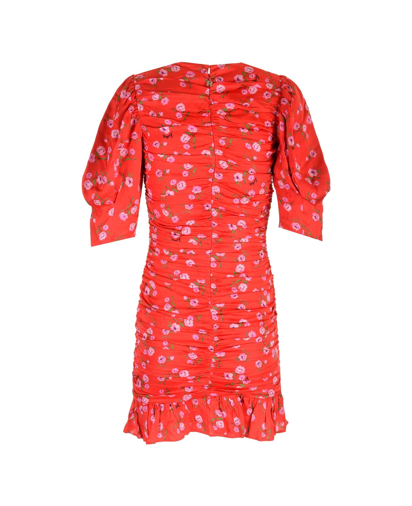 Rotate by Birger Christensen Fitted Mini Dress - Rosso