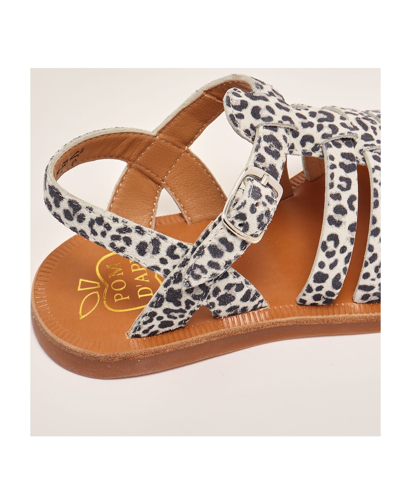 Pom d
Api Plagette Strap Mini Leo Sandal - LEOPARDATO