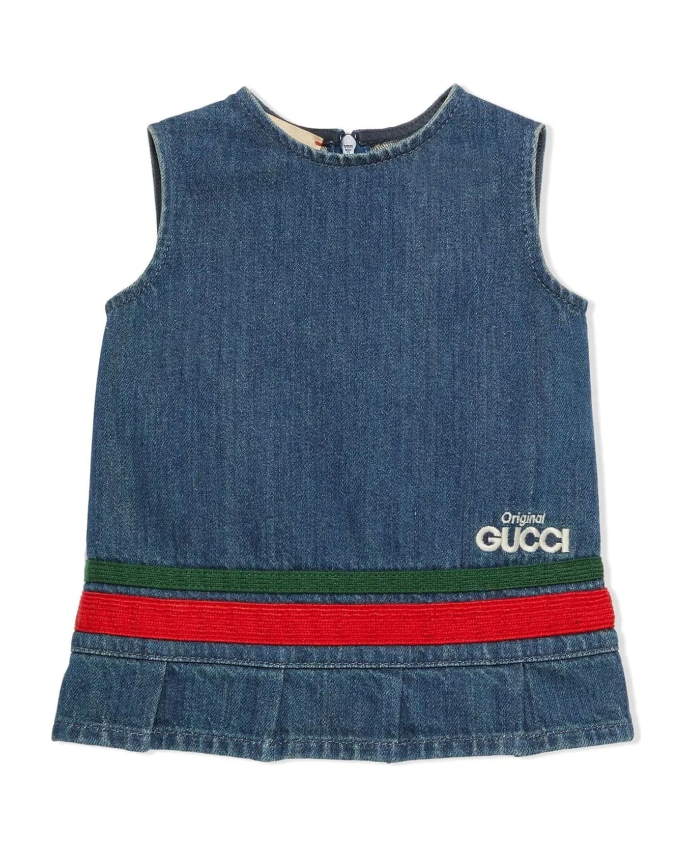 Gucci Kids Dresses Denim - Denim ワンピース＆ドレス