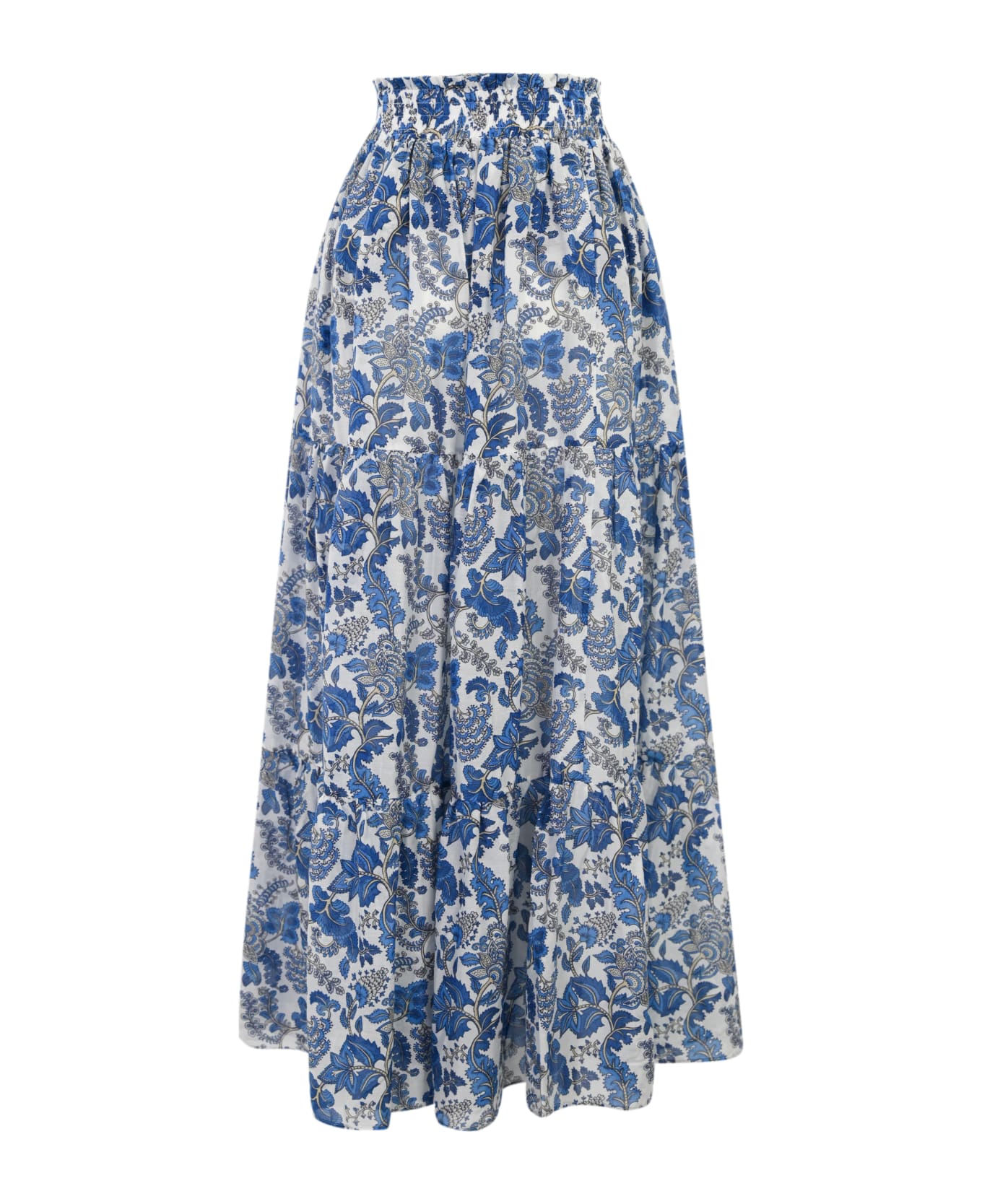 MC2 Saint Barth Cheyenne Silk Voile Skirt - Blu スカート