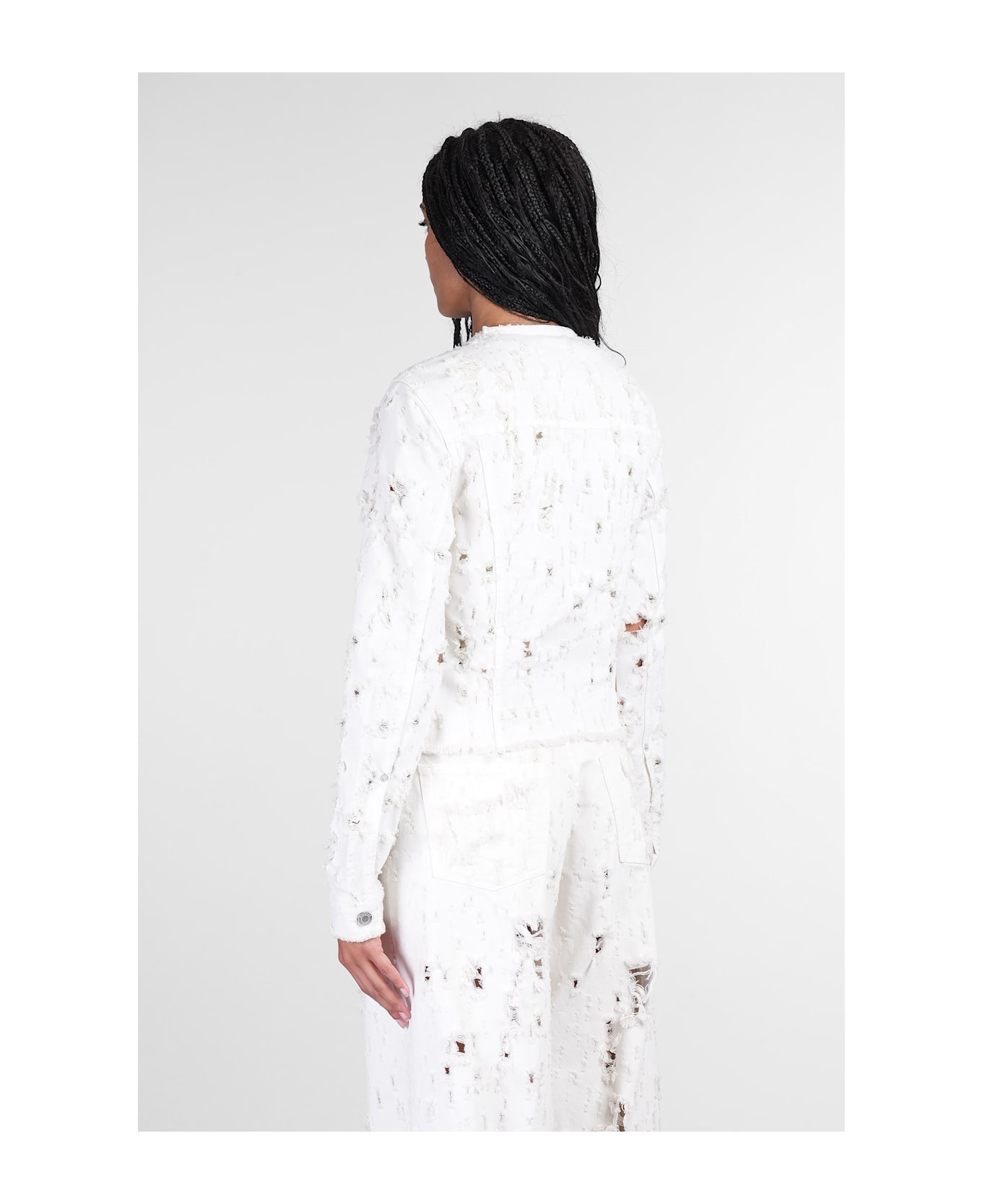 Haikure Jena Denim Jackets In Beige Cotton - beige