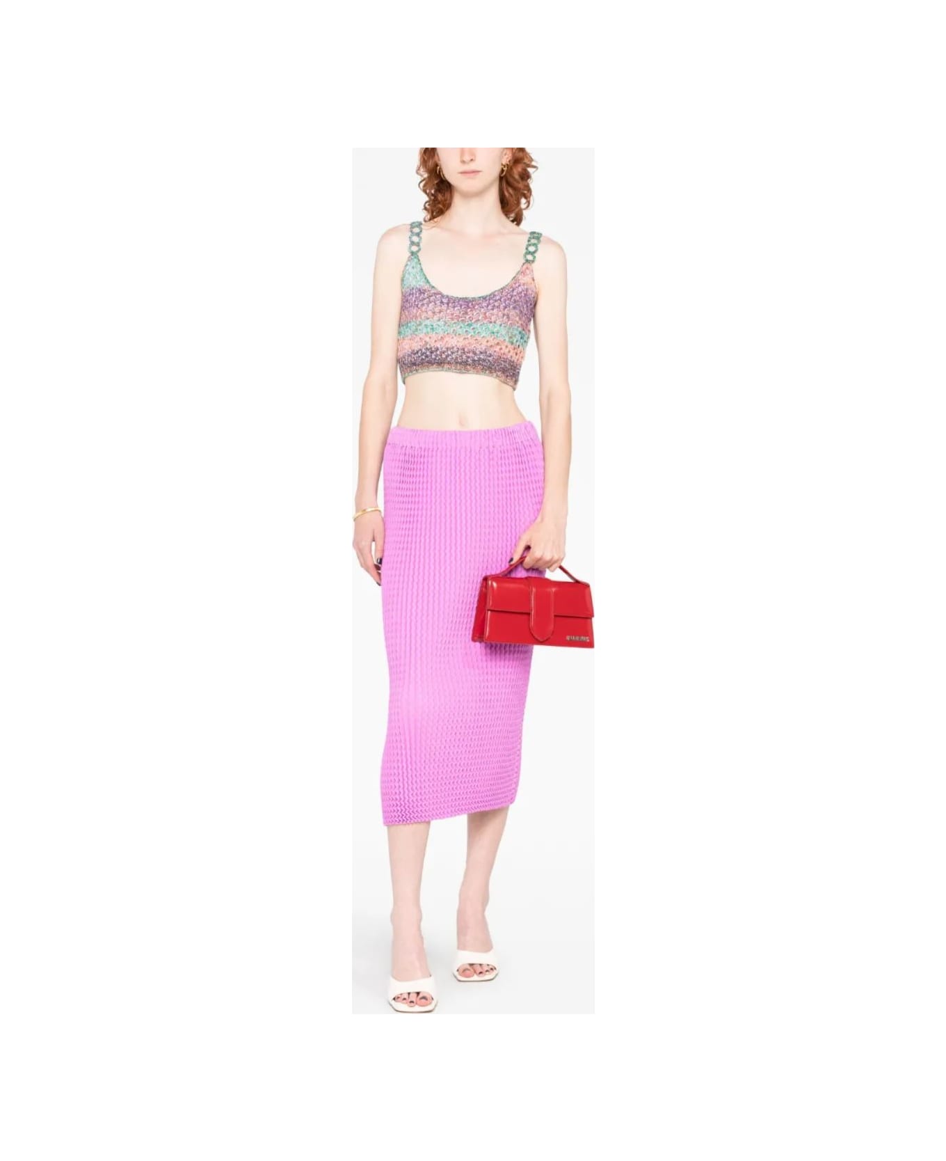 Jacquemus Le Bambino Leather Handbag - Red