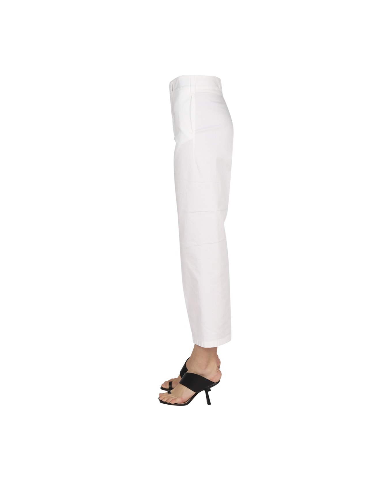 Department Five Cropped Fit Jeans - WHITE