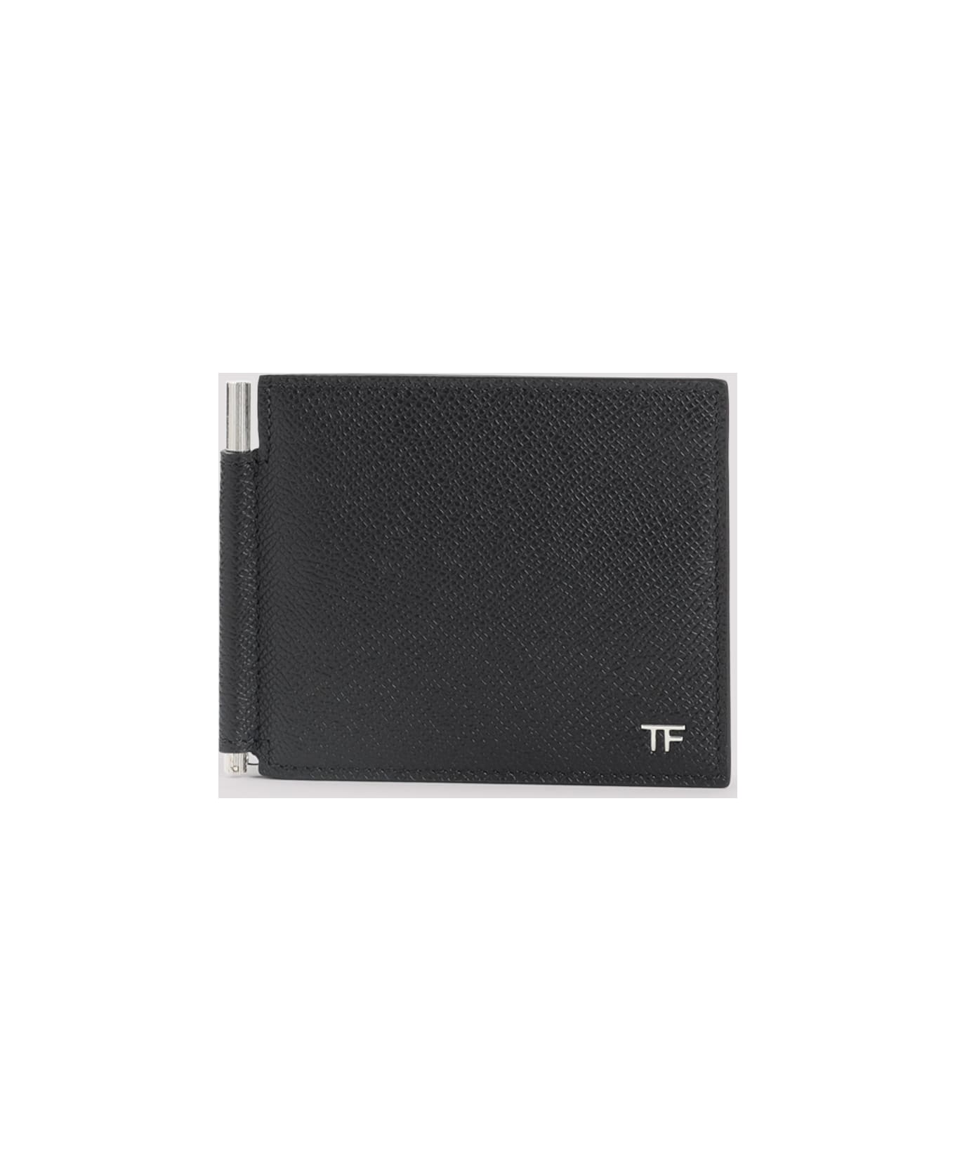 Tom Ford Calf Leather Wallet - Naa Black