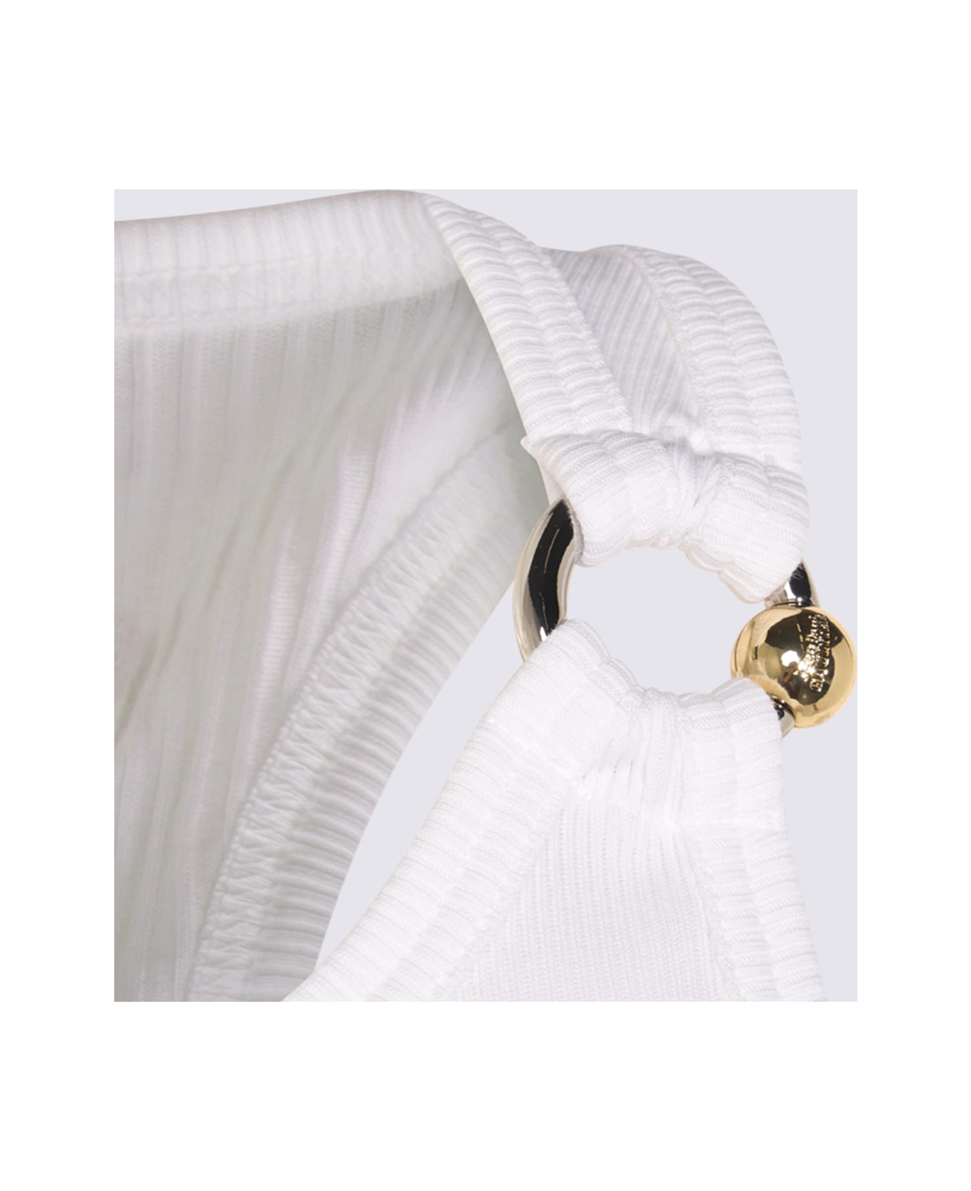 Jean Paul Gaultier White Cotton Top - White