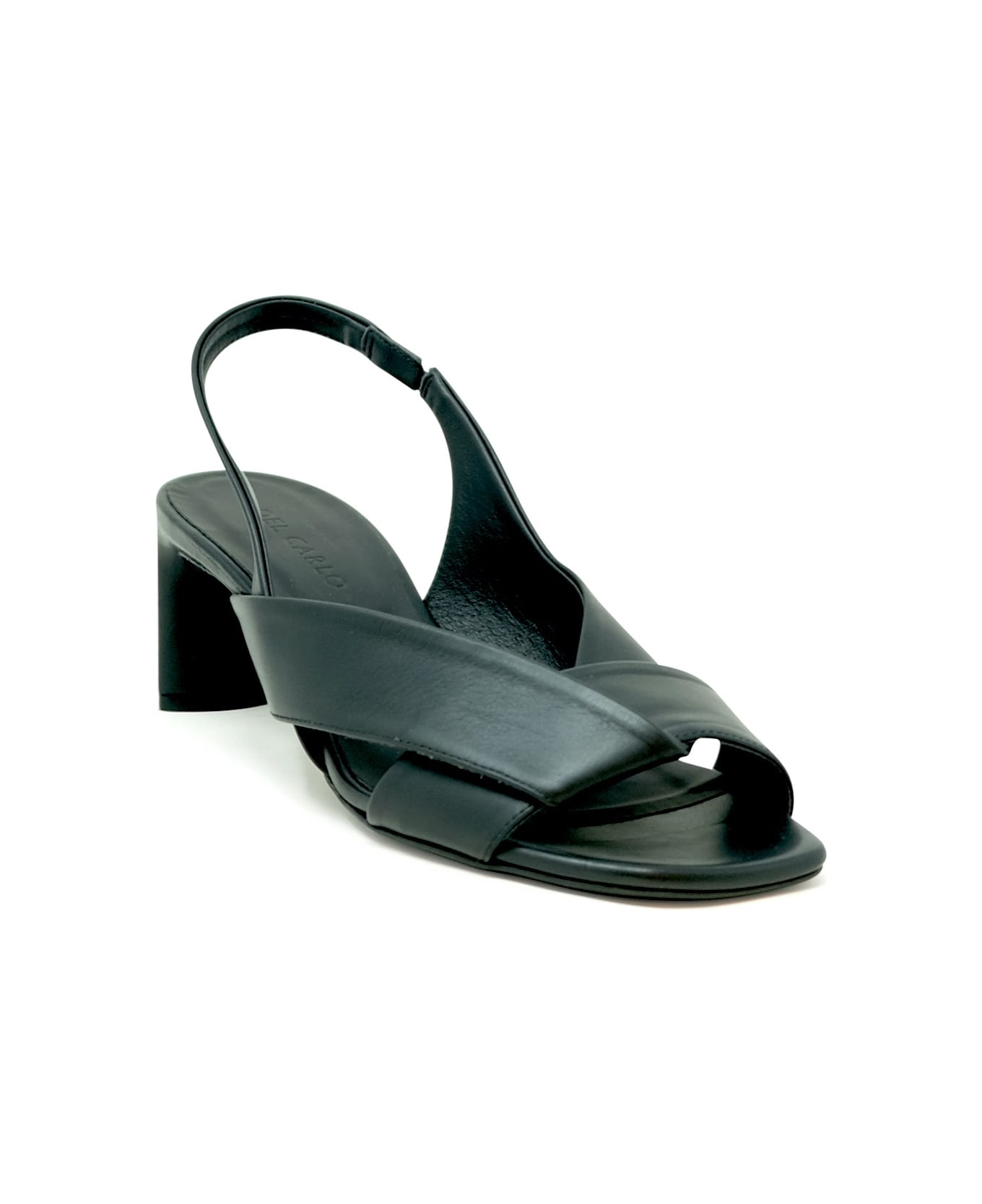 Del Carlo Roberto Del Carlo Leather Sandals - CAMEL