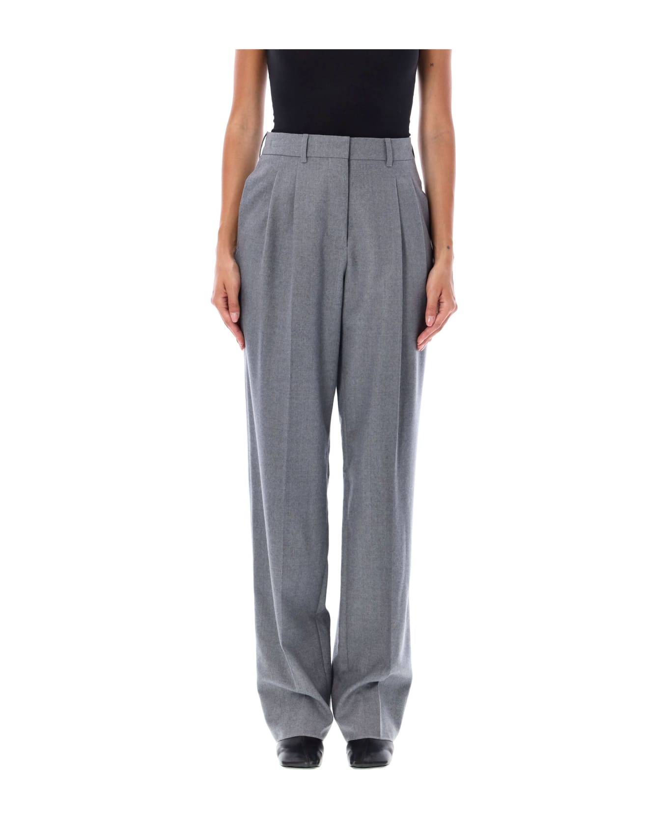 Stella McCartney Pinced Pants - LIGHT GREY MELANGE