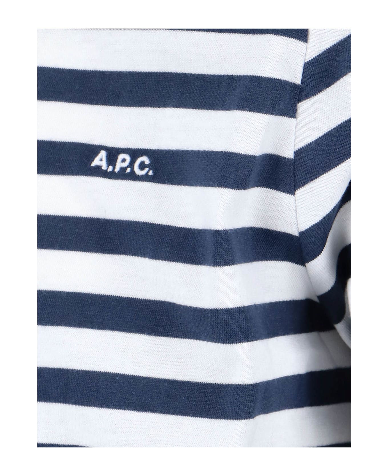 A.P.C. 'raye' T-shirt - Blue シャツ