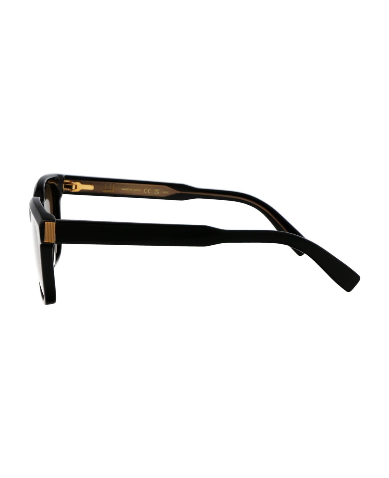 Dunhill Du0002s Sunglasses - 001 BLACK BLACK BROWN サングラス