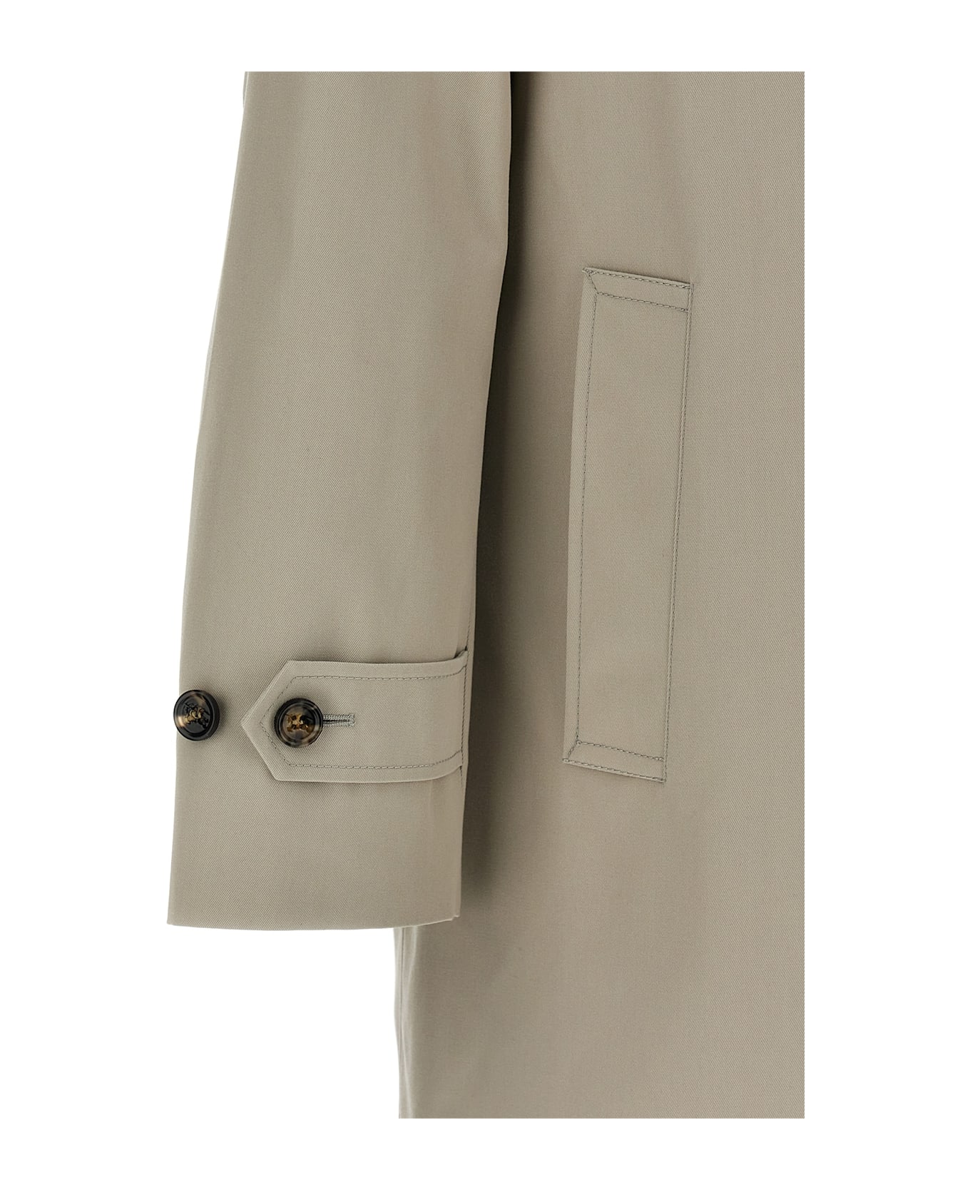 Burberry Medium Car Coat - Gray