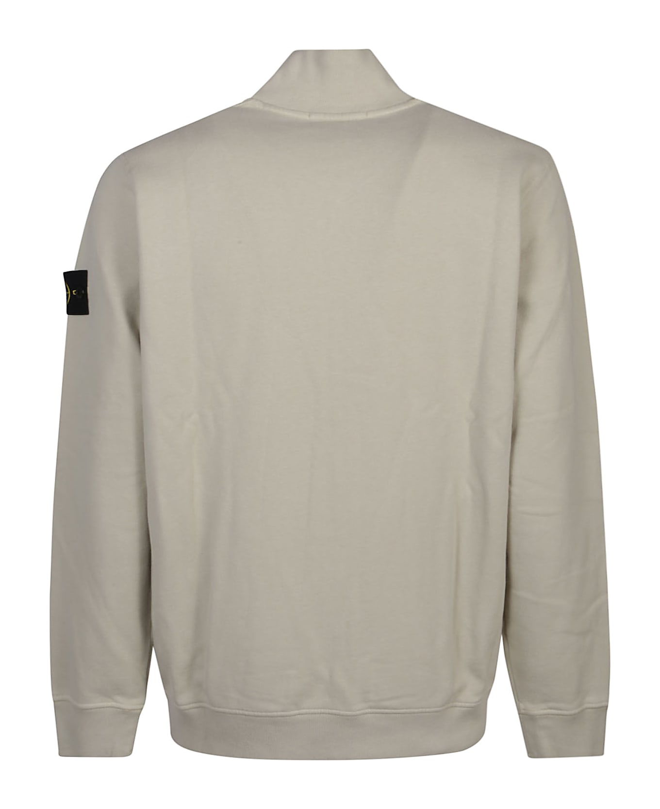 Stone Island Full Zip Sweatshirt - Plaster