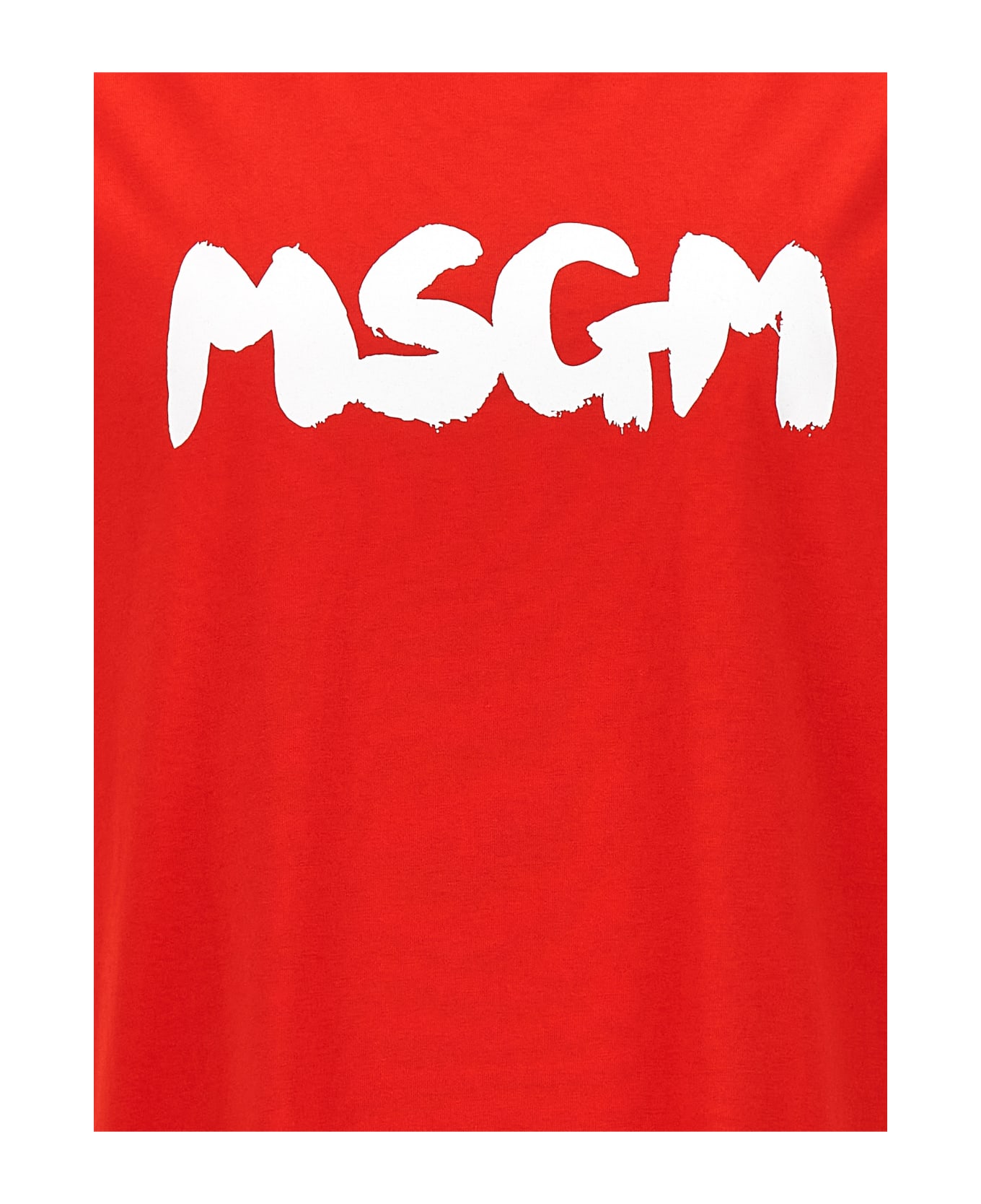 MSGM Logo T-shirt - Rosso