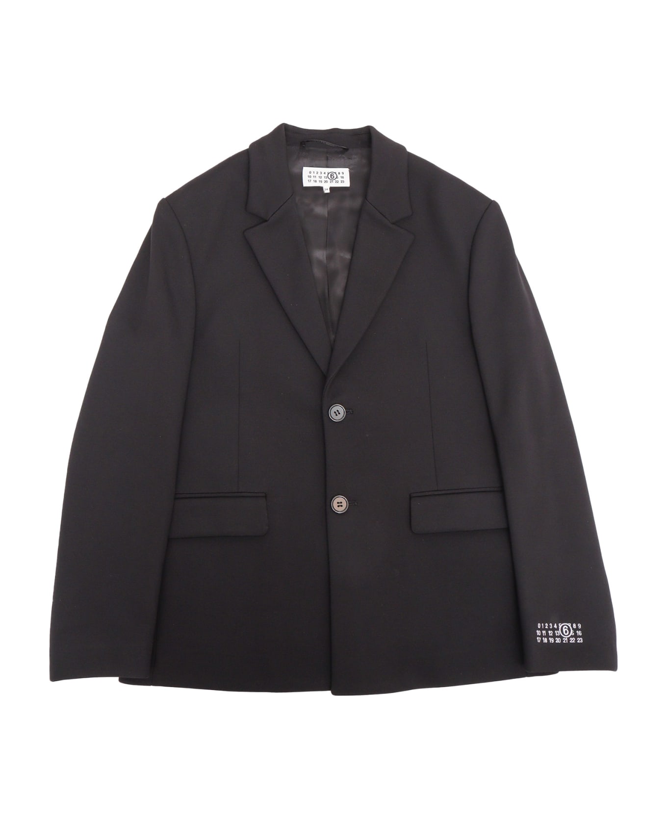MM6 Maison Margiela Black Blazer - BLACK コート＆ジャケット