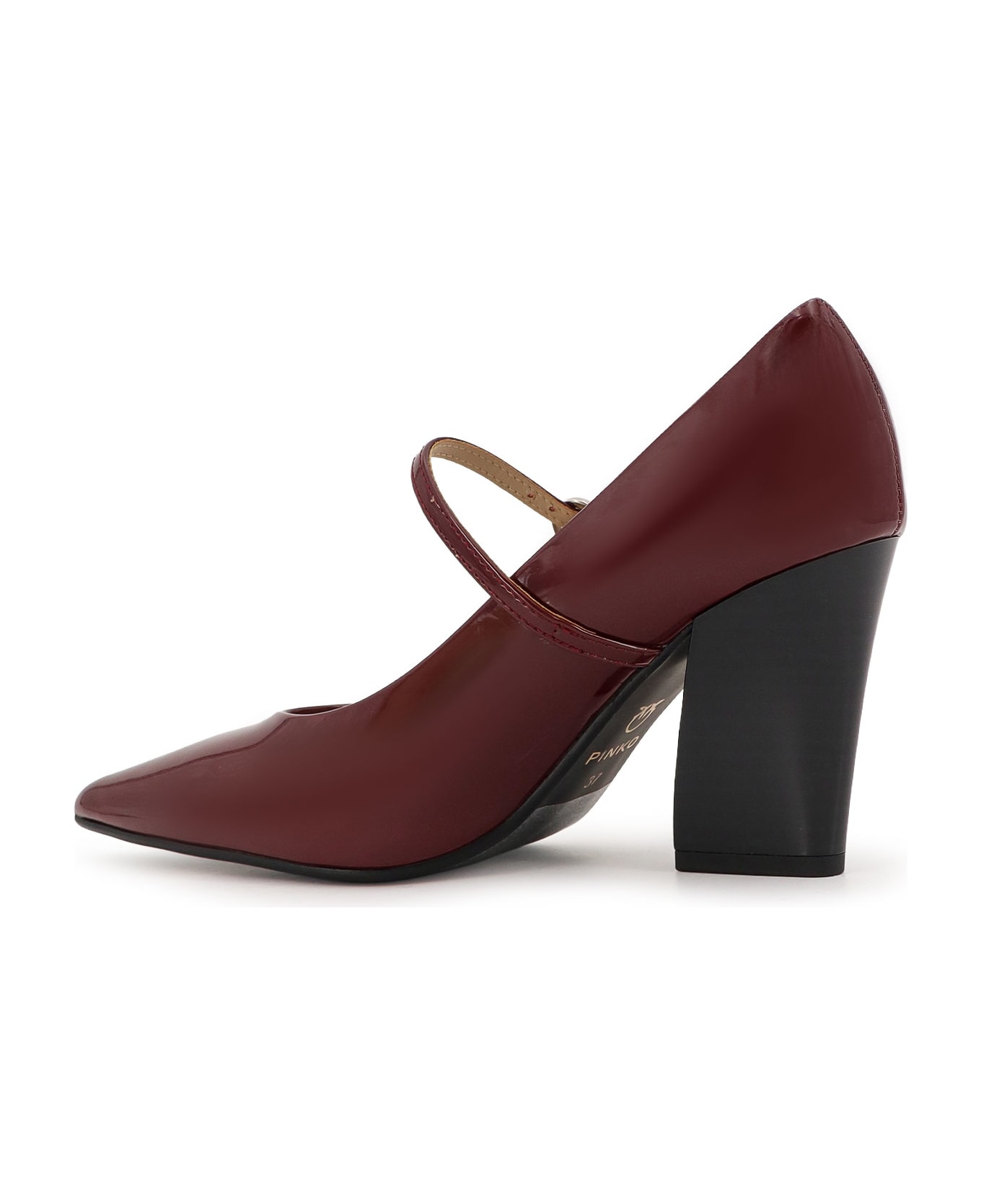 Pinko Viola 01 Patent Leather Pumps - Bordeaux