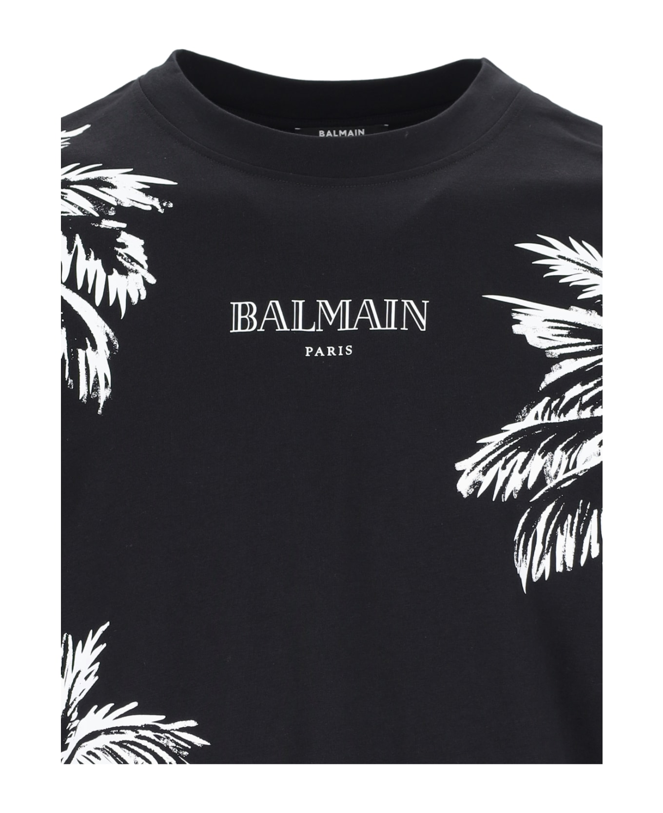Balmain "vintage" Logo T-shirt - Black  