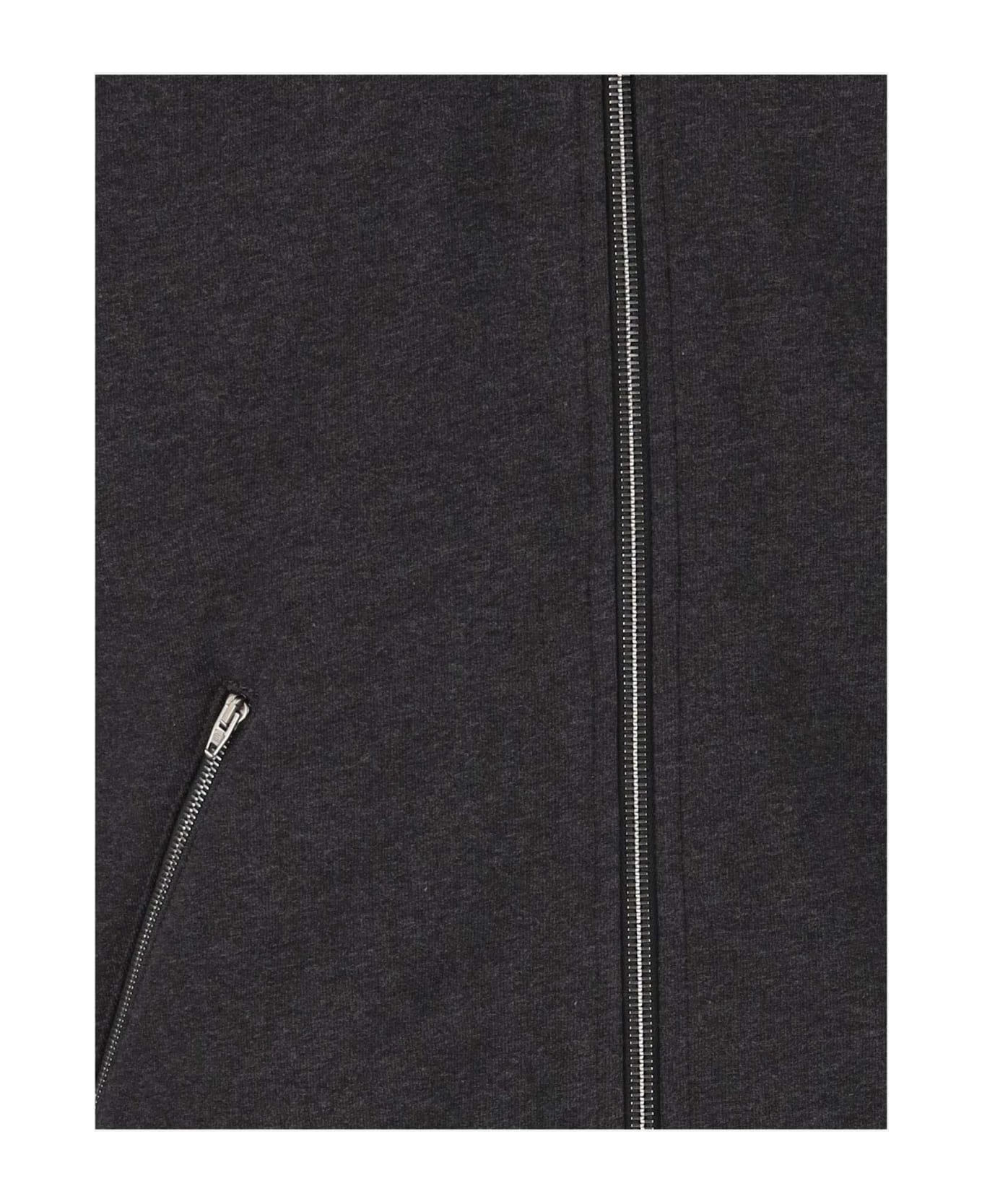 Balenciaga Logo Cotton Hoodie - Black ニットウェア