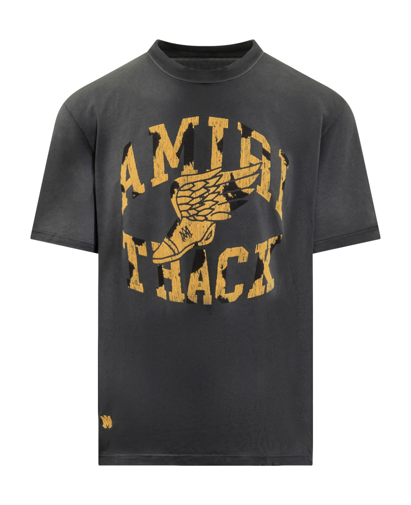 AMIRI Track T-shirt - FADED BLACK
