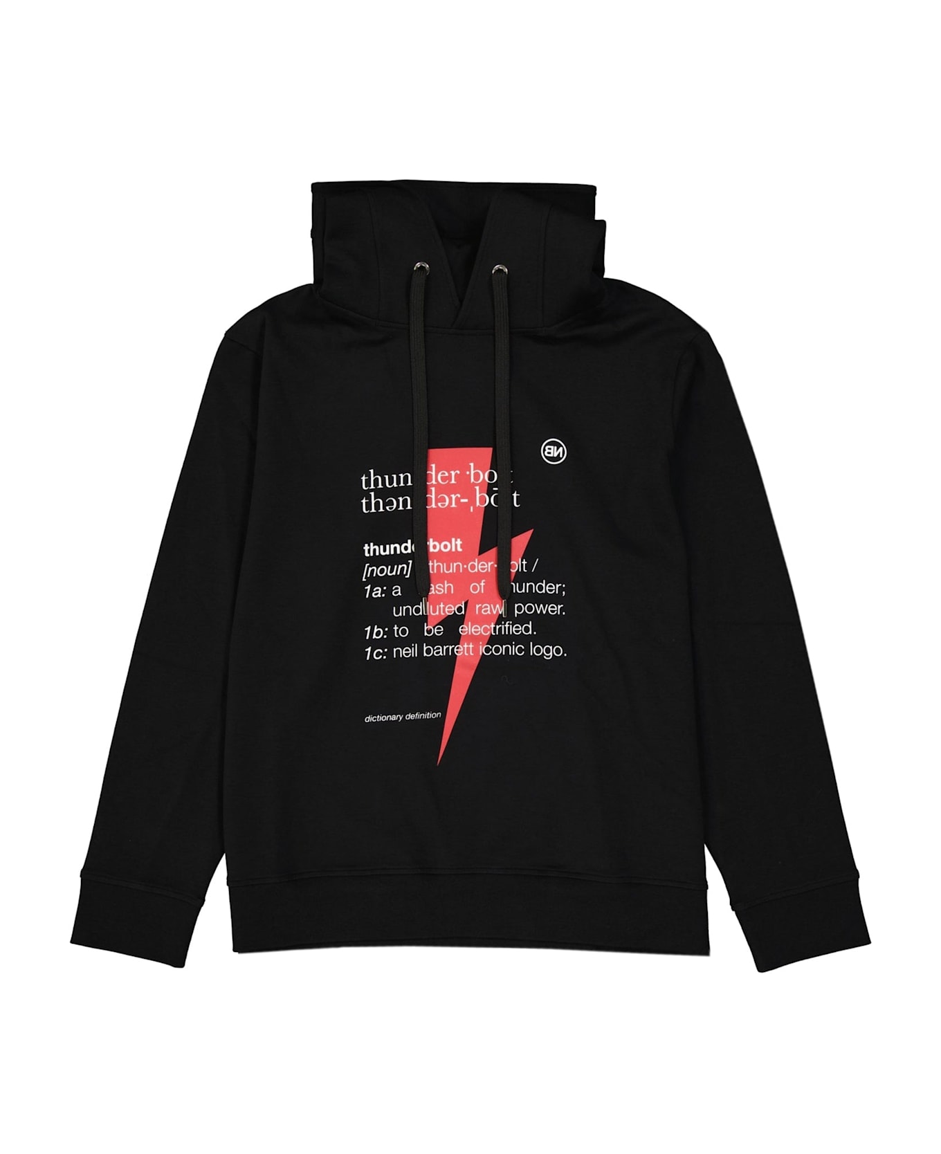 Neil Barrett Hooded Sweatshirt - Black