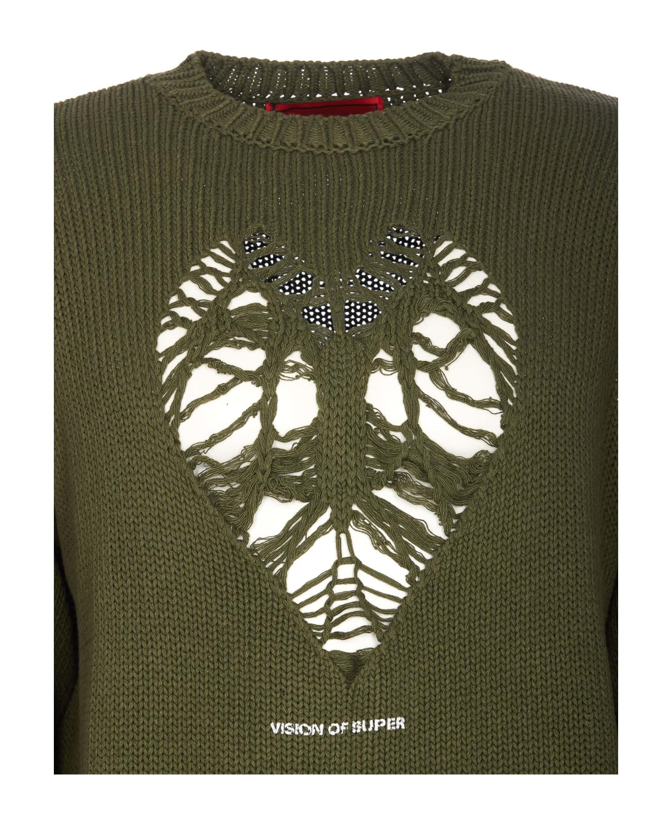 Vision of Super Heart Sweater - Green