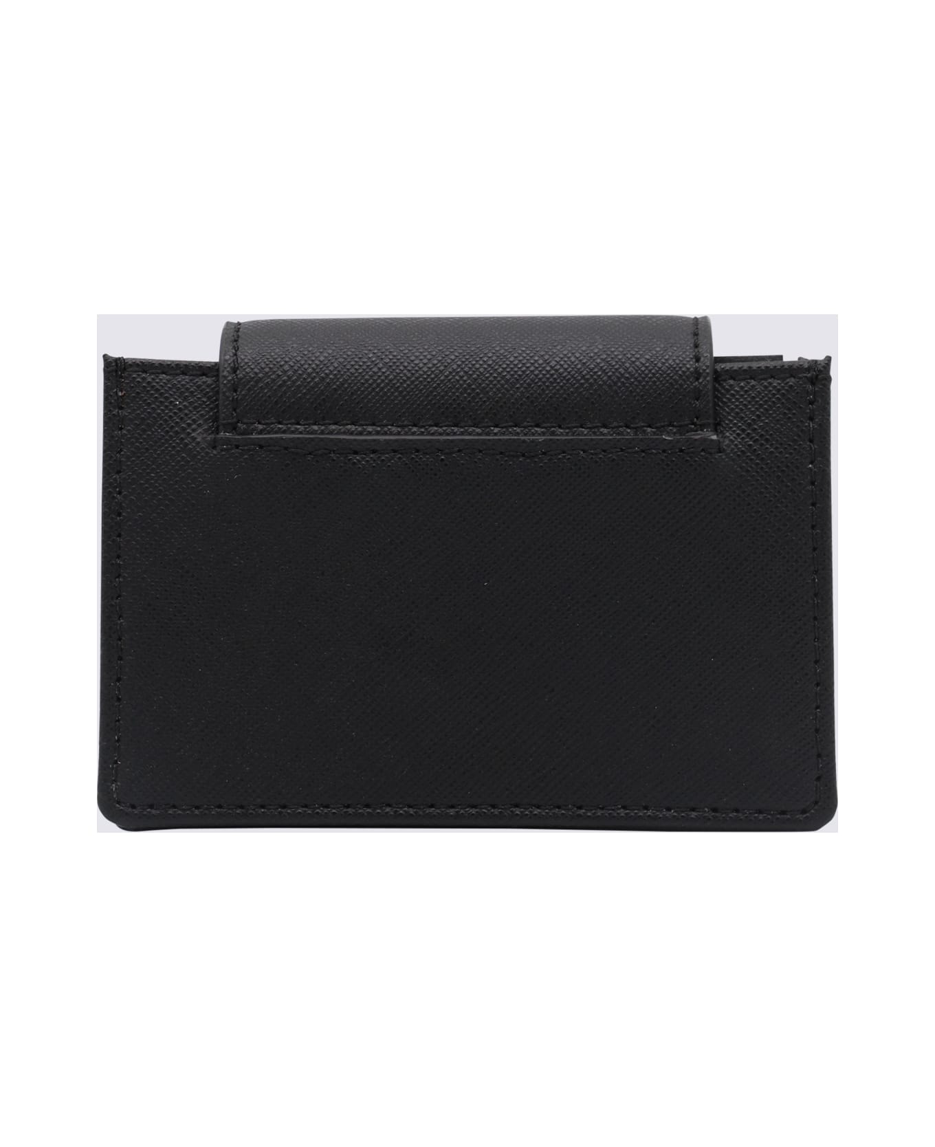 Vivienne Westwood Black Card Holder - BLACK 3D ORB