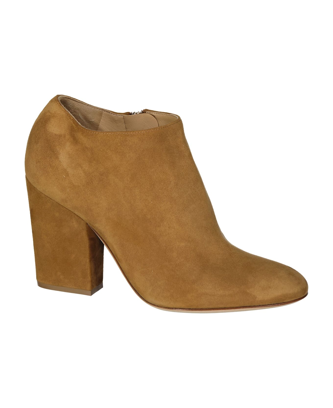 Sergio Rossi Leather Ankle Boots - Brown