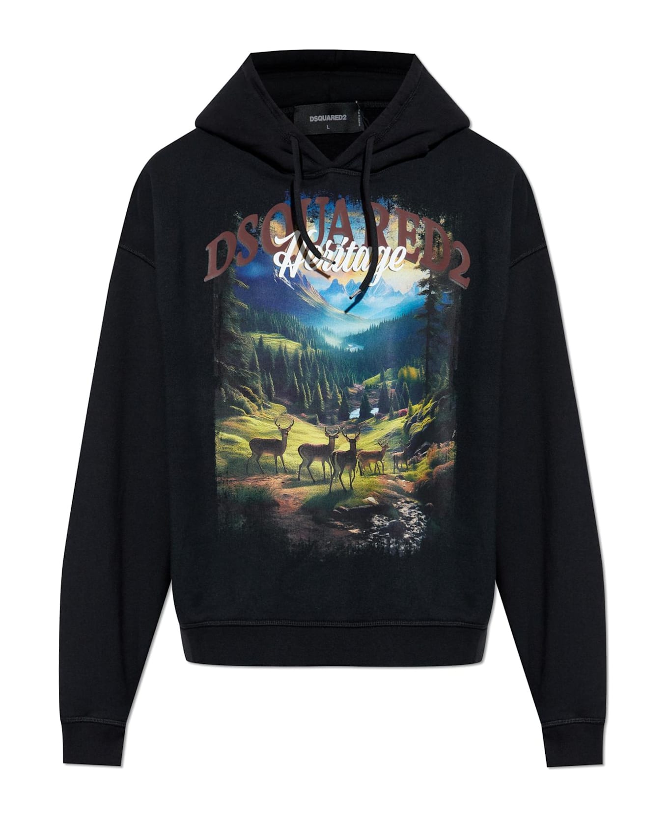 Dsquared2 Sweatshirt With Logo - Black