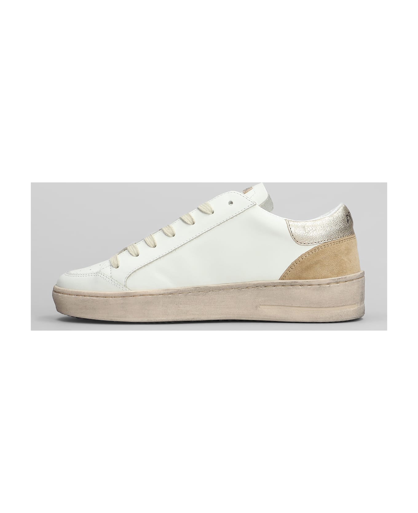 AMA-BRAND Sneakers In White Leather - white