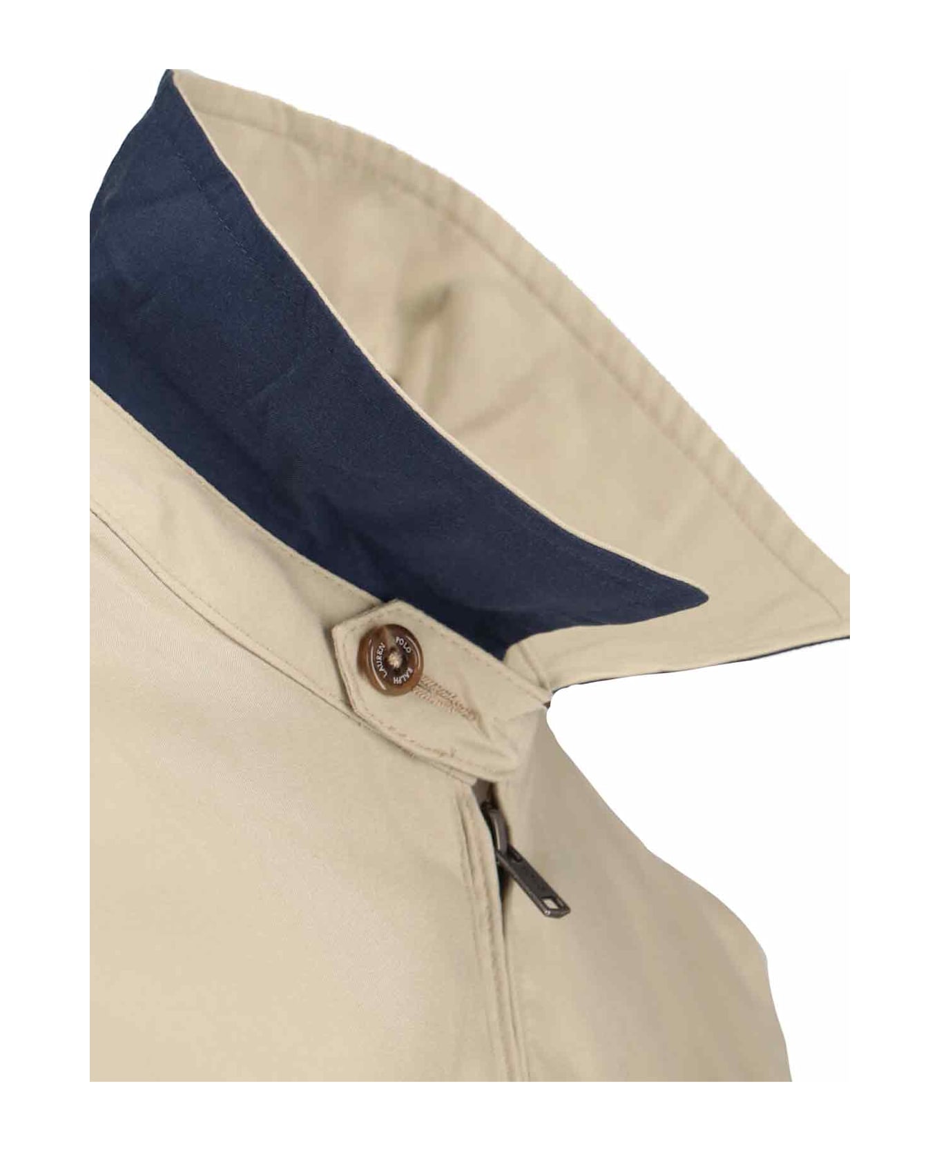 Ralph Lauren Logo Zip Jacket - KHAKI UNIFORM