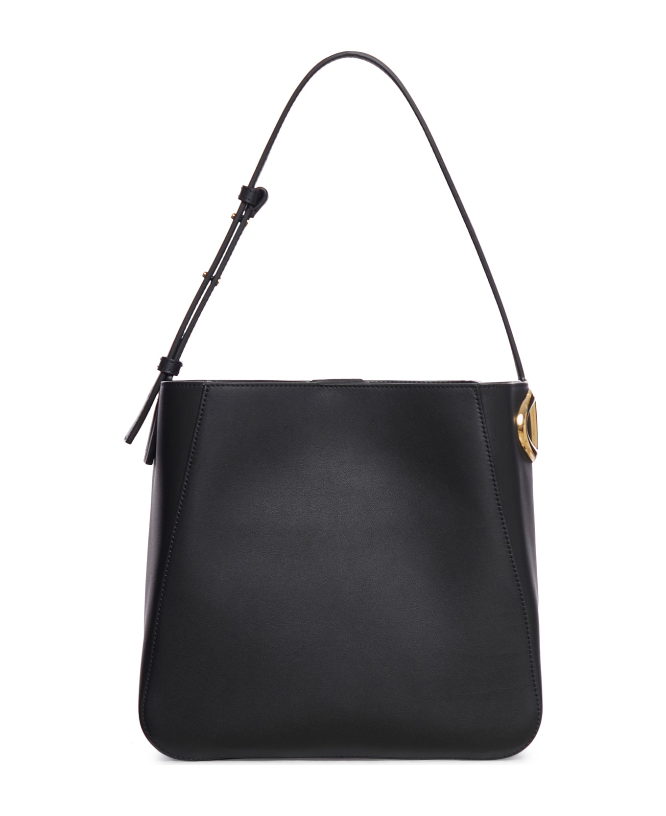 Valentino Garavani Vlogo Side Bucket Bag - Black