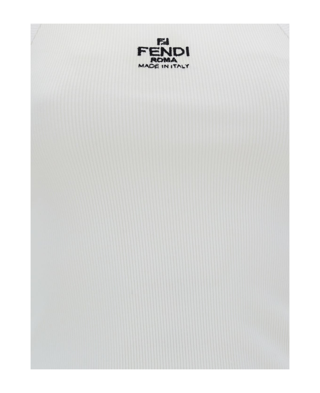 Fendi Sleeveless Top - White