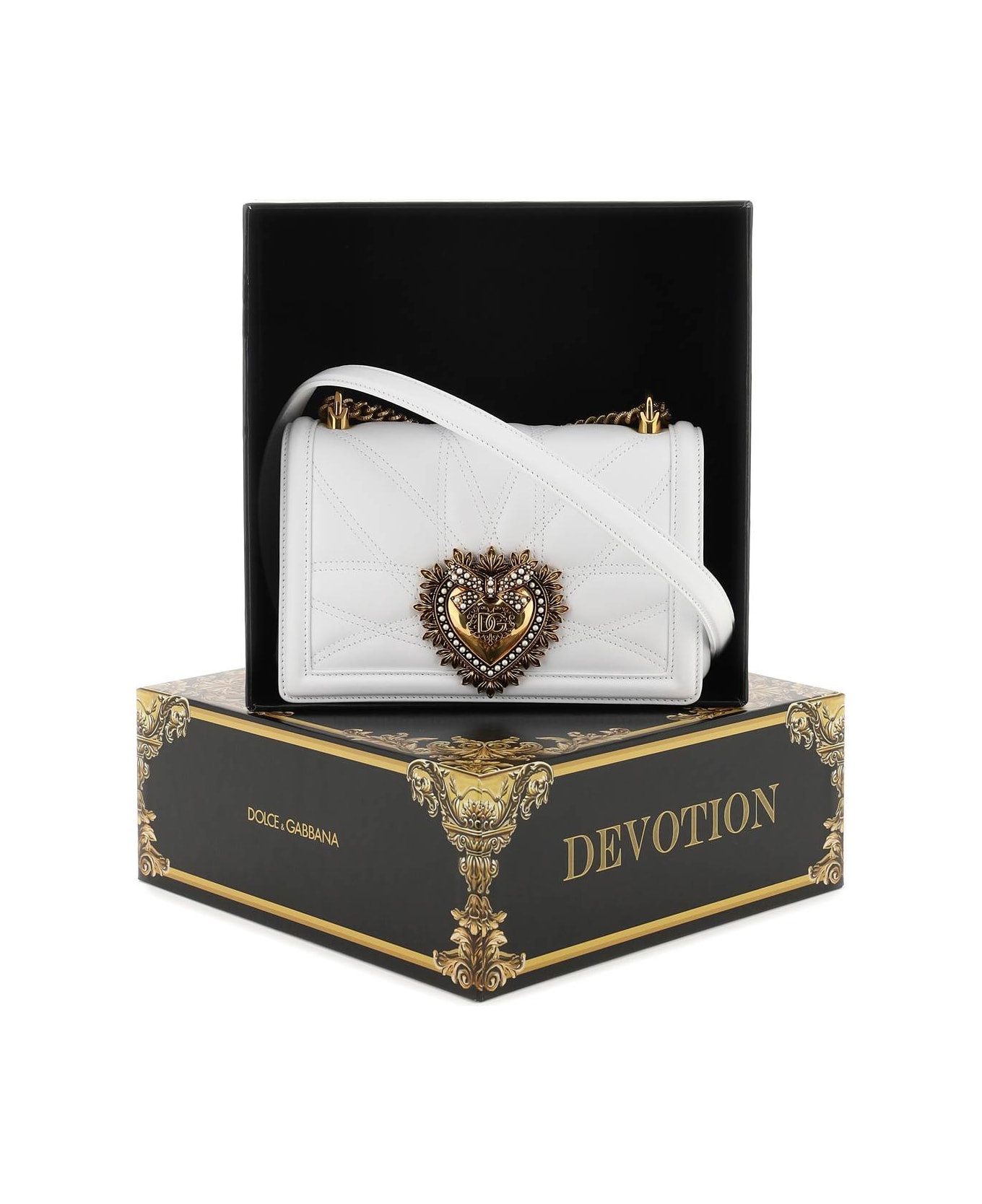 Dolce & Gabbana Devotion Bag - BIANCO OTTICO (White)