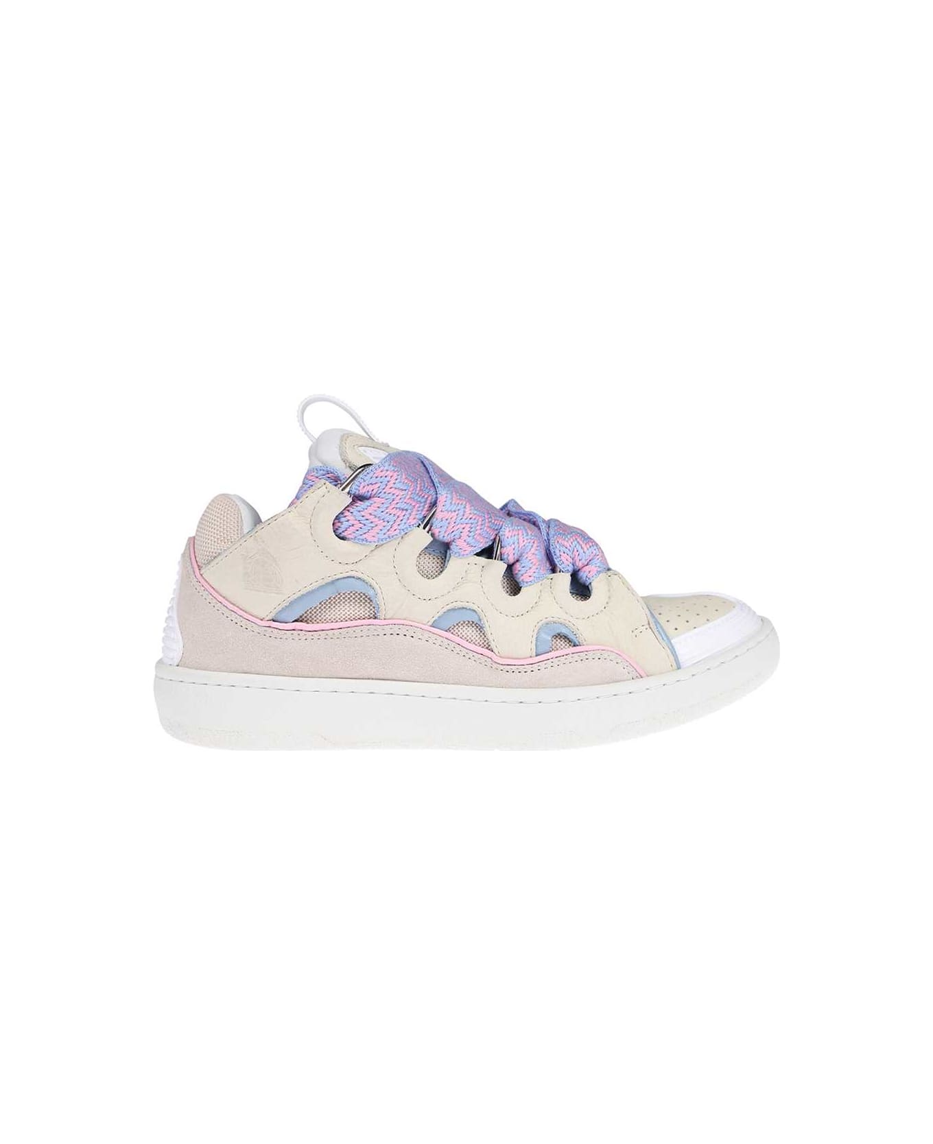 Lanvin Leather Sneakers - Ivory