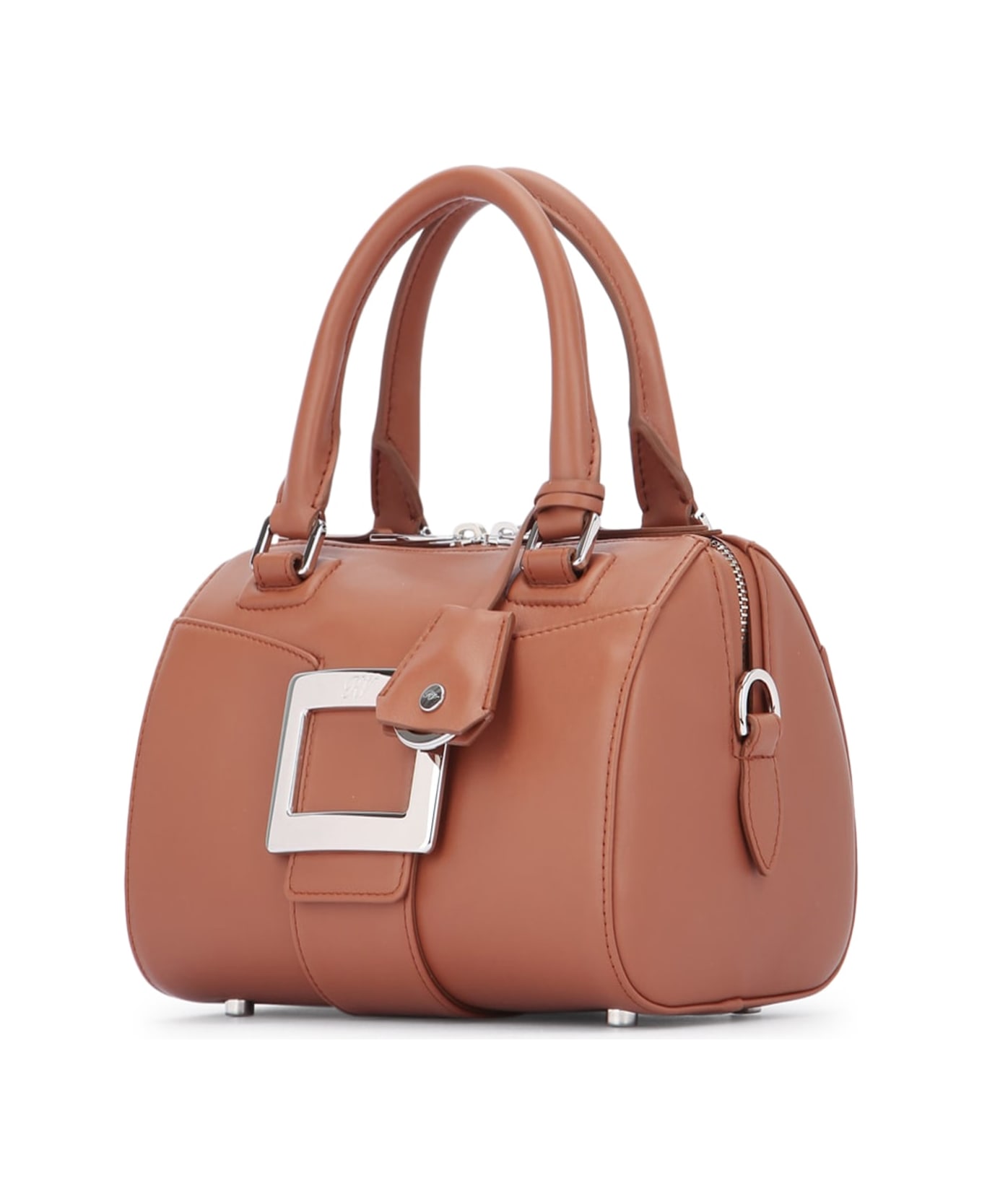 Roger Vivier Belle Vivier Bowling Mini - COGNACSCURO