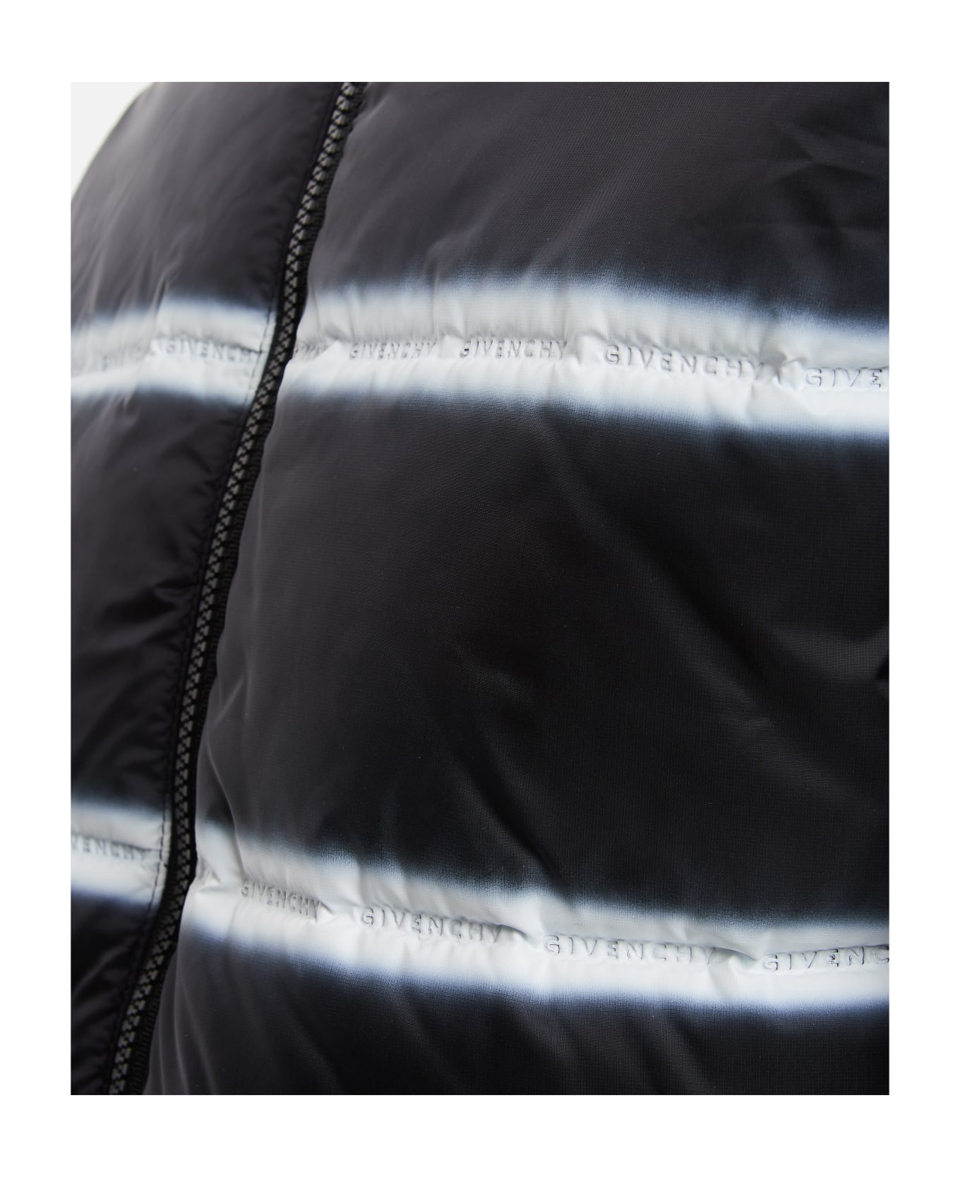 Givenchy Printed Givenchy Nylon Puffer - Blue