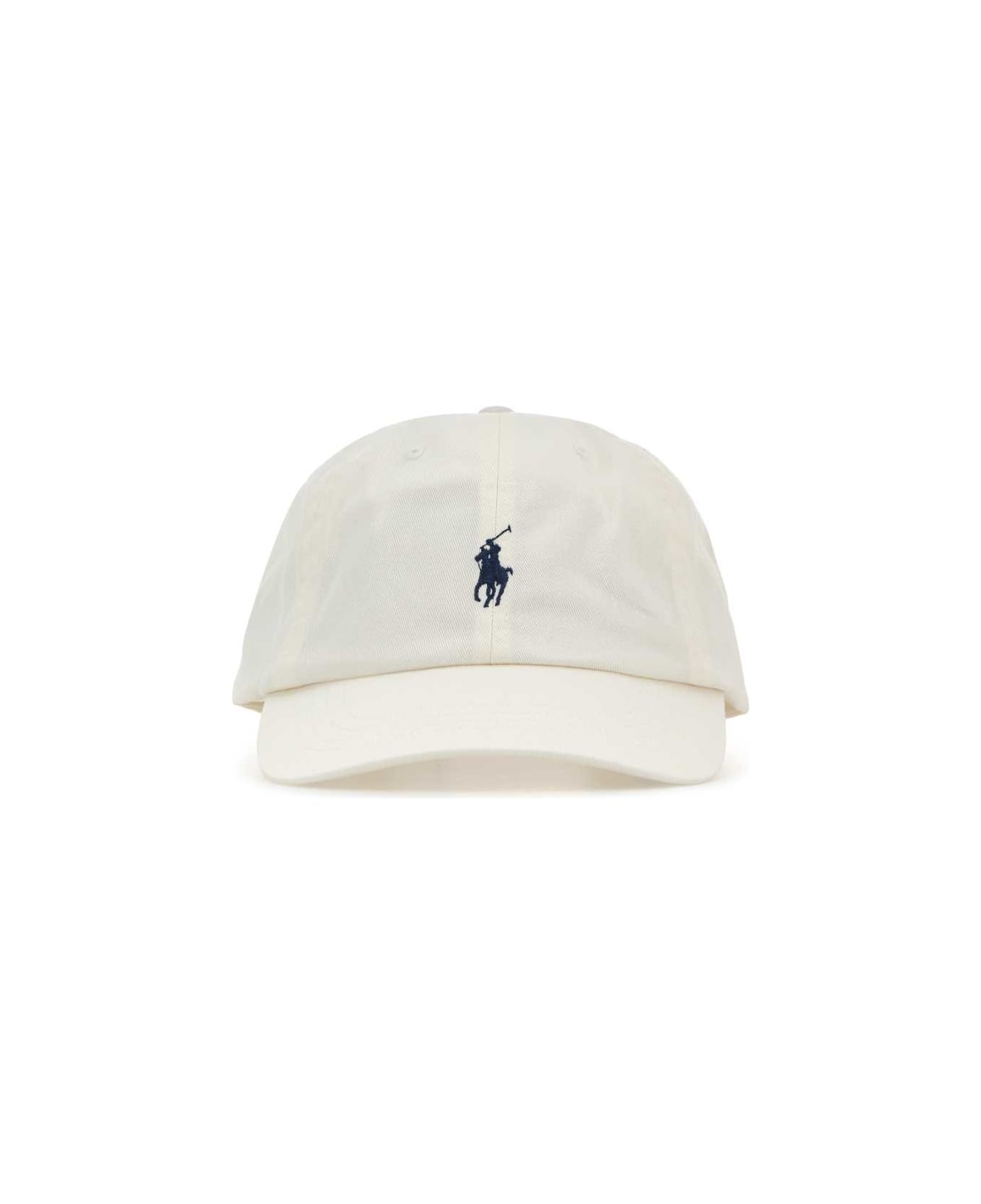 Polo Ralph Lauren White Cotton Baseball Cap - 060