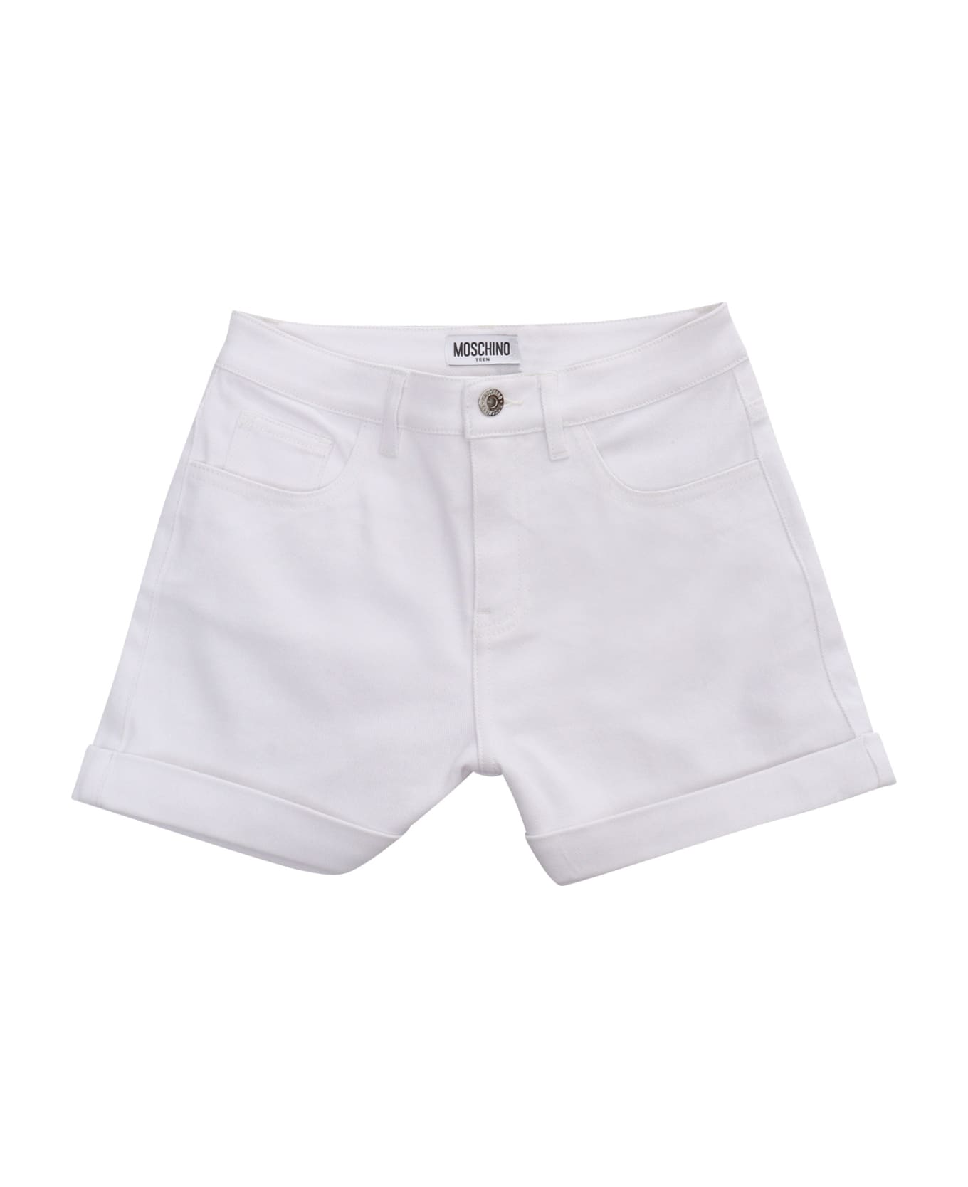 Moschino White Shorts - WHITE ボトムス