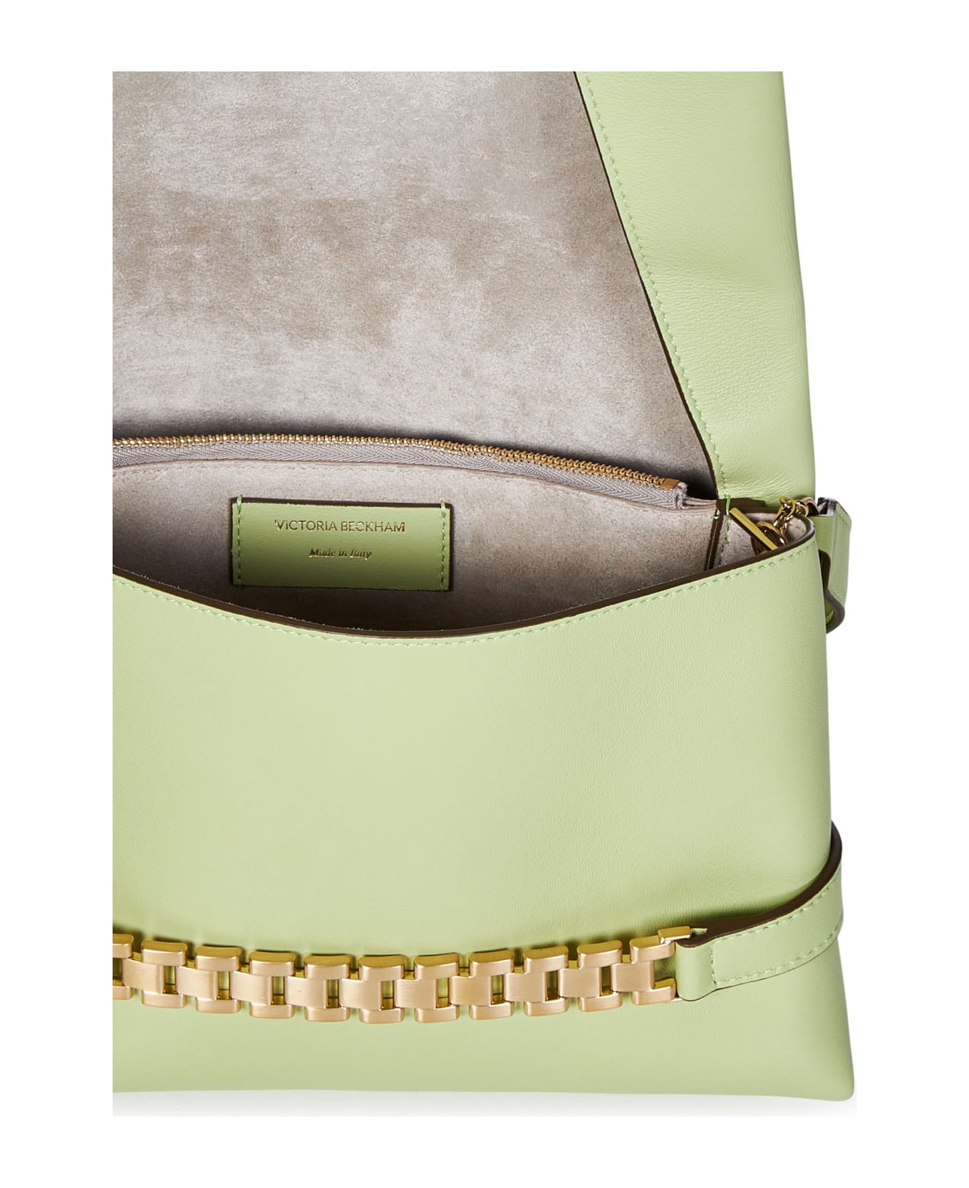 Victoria Beckham Chain Pouch With Strap Clutch - Green クラッチバッグ