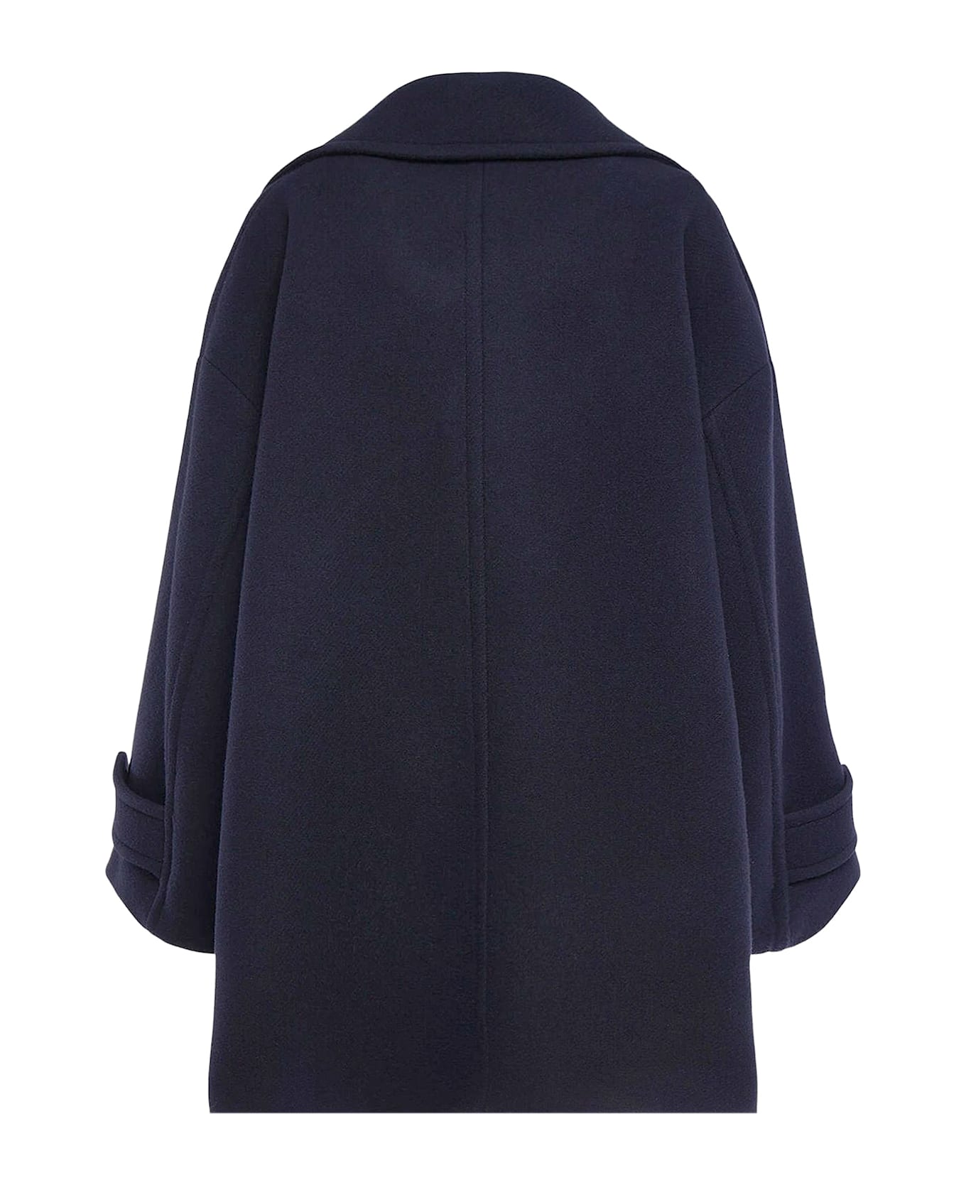 Chloé Virgin Wool Blend Coat - Eveningblue