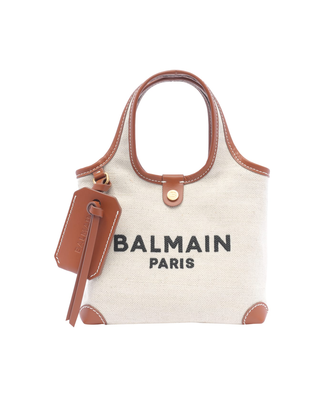 Balmain B-army Hand Bag - White