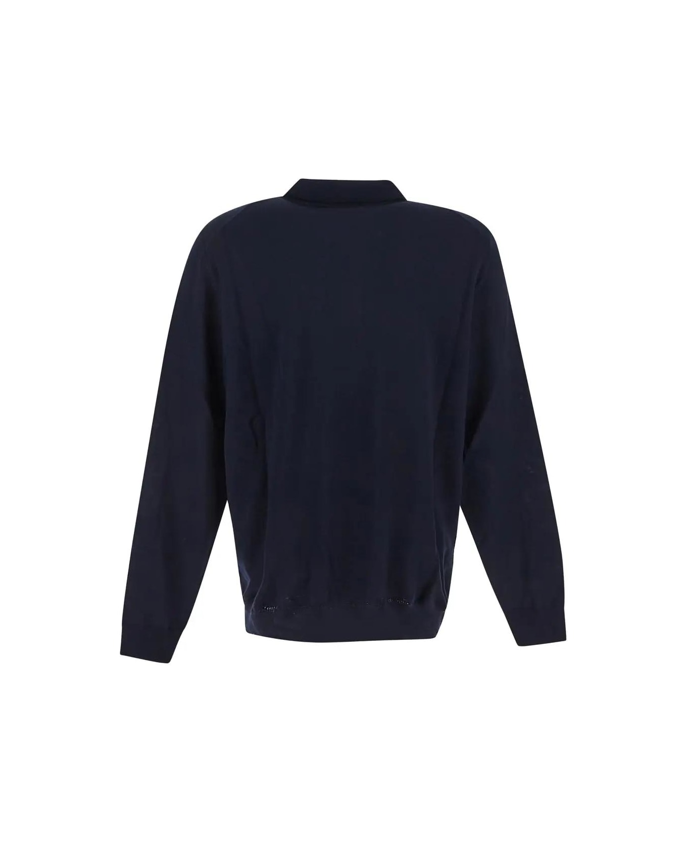 Hugo Boss Wool Polo - BLUE
