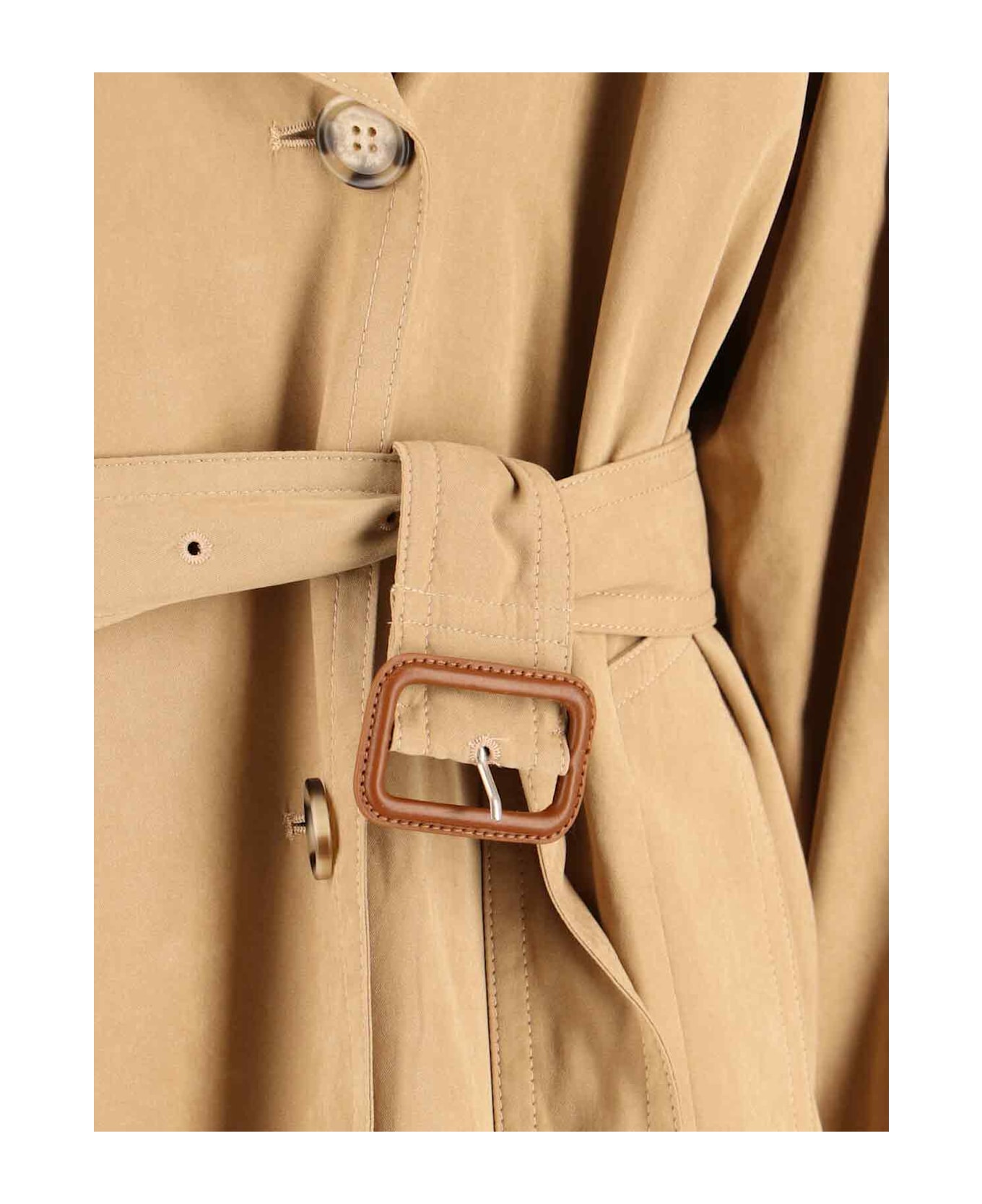 Isabel Marant 
elea
 Double-breasted Trench Coat - beige