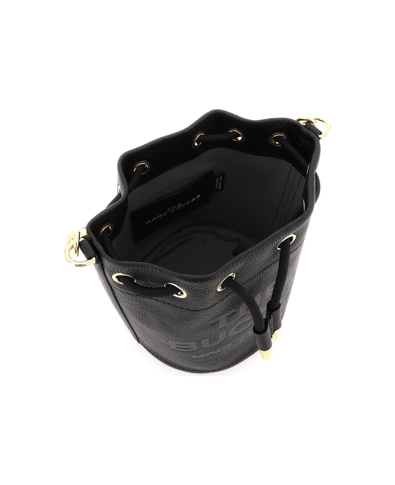 Marc Jacobs The Leather Bucket Bag - BLACK (Black)