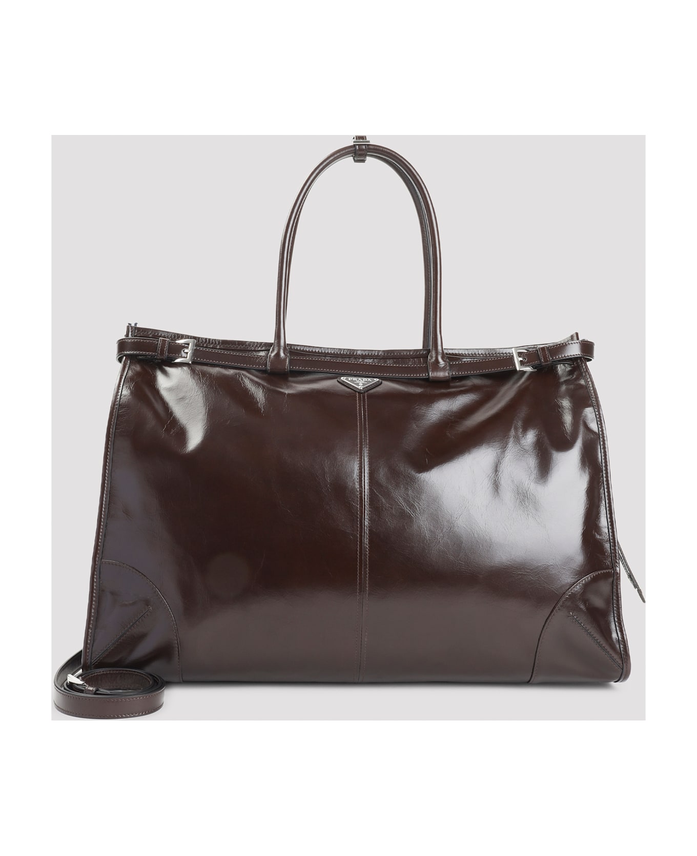 Prada Shopping Tote Bag - Moro N