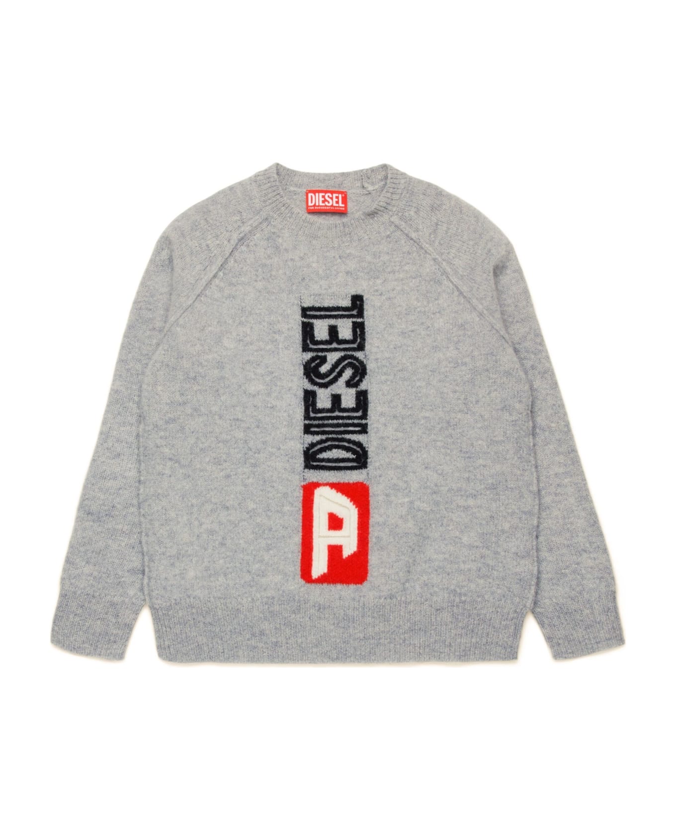 Diesel Pull Con Logo - Gray