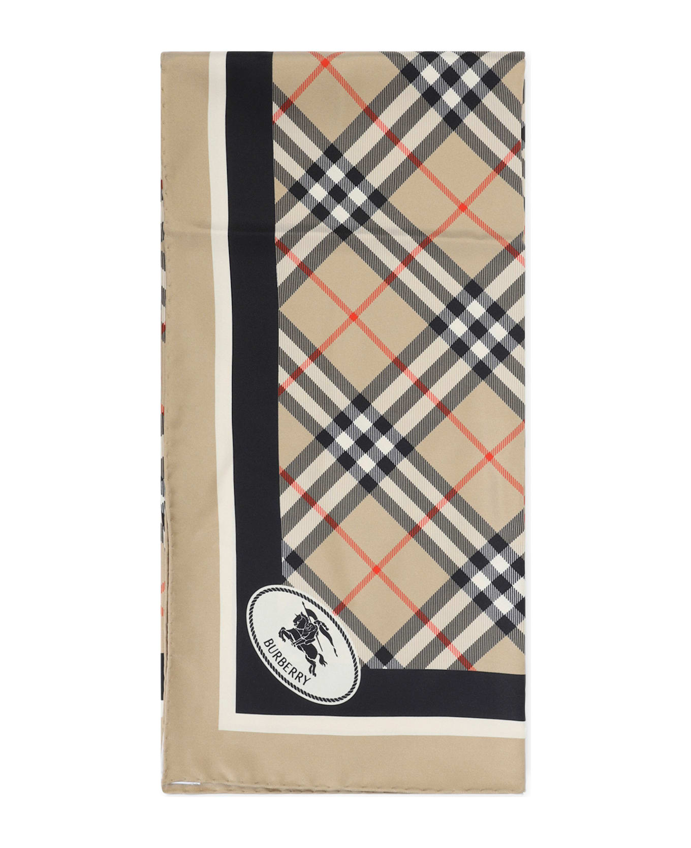 Burberry Check Scarf - Sand