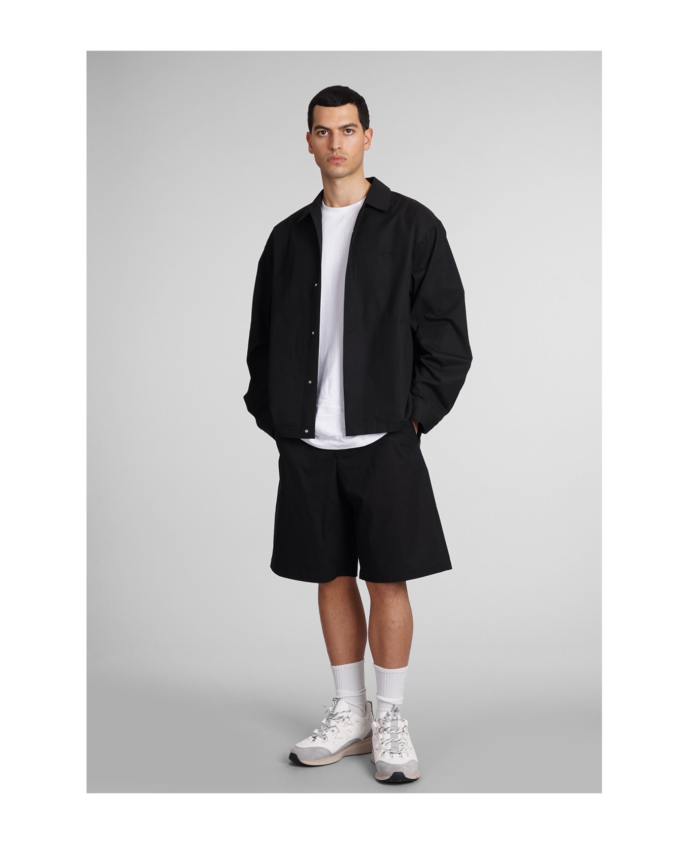 OAMC Vapor Shorts In Black Cotton - black